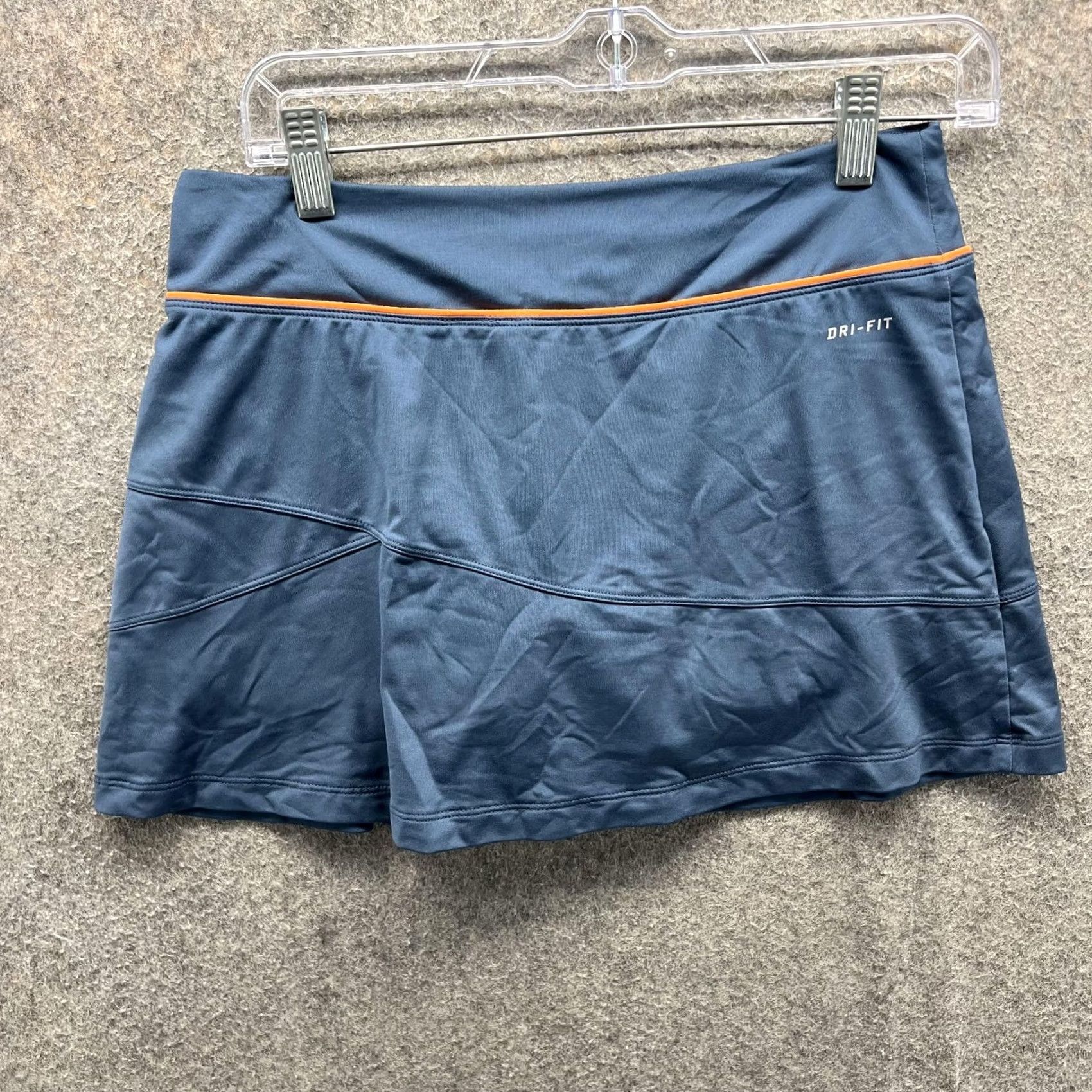 Nike Nike Skort Womens Medium Blue Dri-FIT Pleated Tennis Athletic Pull On Stretch Size ONE SIZE - 2 Thumbnail
