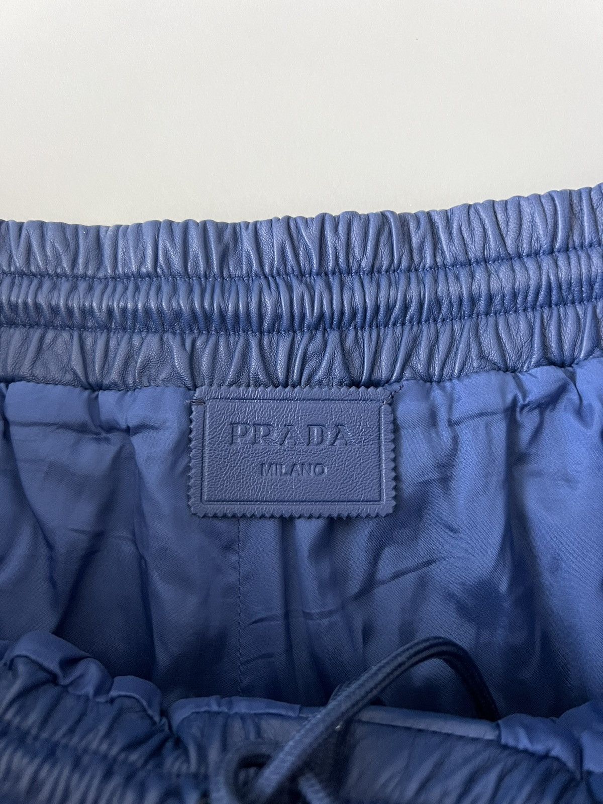 Prada Prada Nappa Leather Bermudas Size US 32 / EU 48 - 8 Thumbnail
