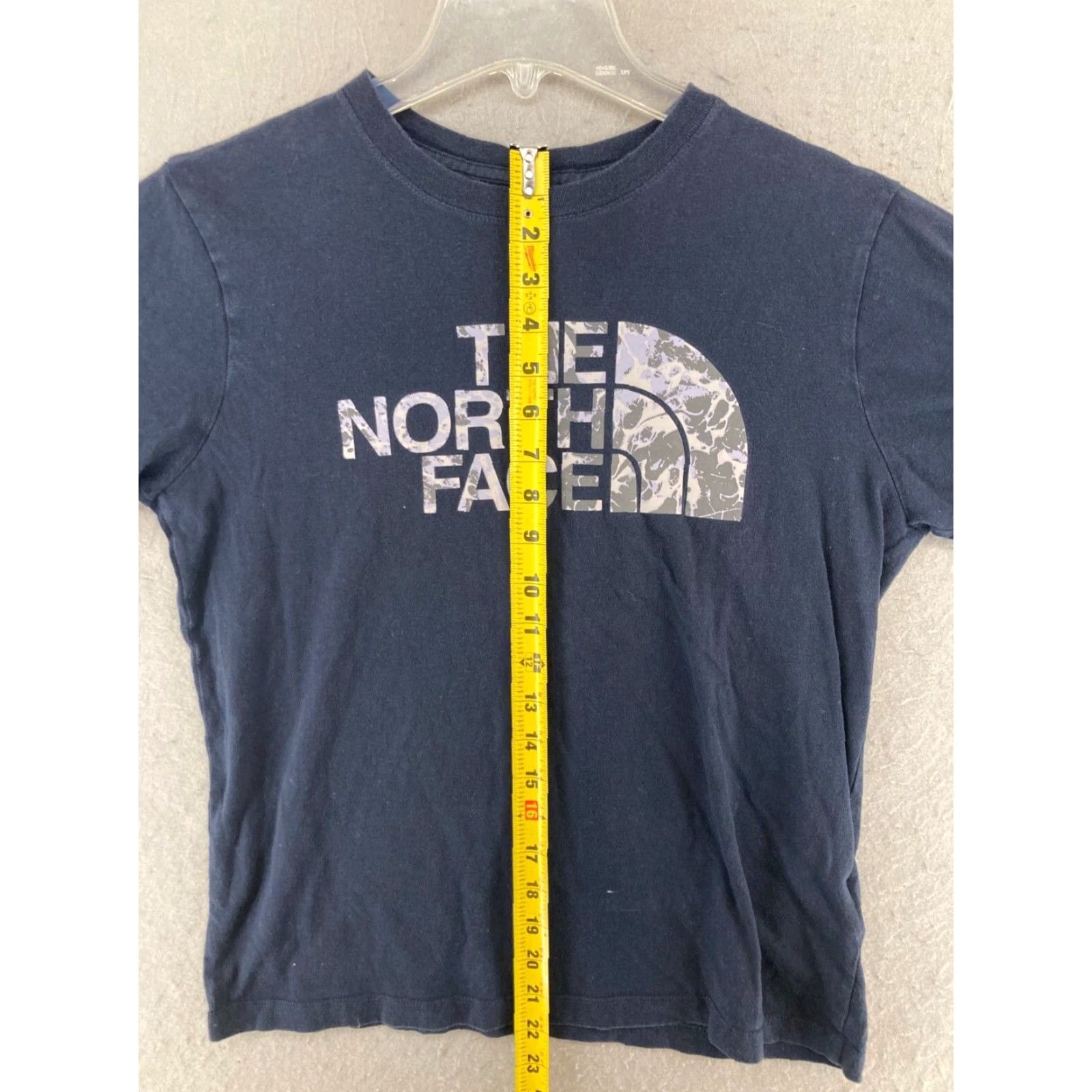 The North Face The North Face Womens TShirt Small Blue Outdoor Logo Spellout Shirt Women Small Blue Outdoor Logo Spellout Size S / US 4 / IT 40 - 3 Thumbnail