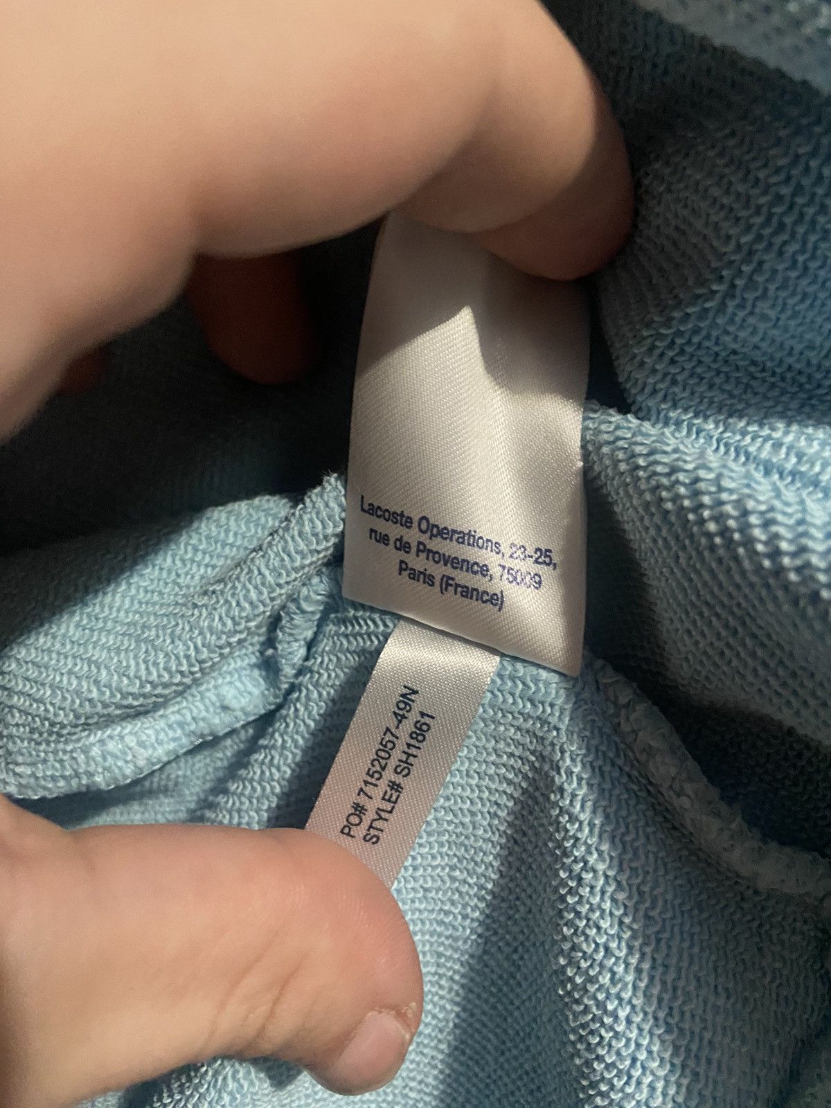 Lacoste × Supreme Supreme x Lacoste Blue Hoodie Size US L / EU 52-54 / 3 - 8 Thumbnail