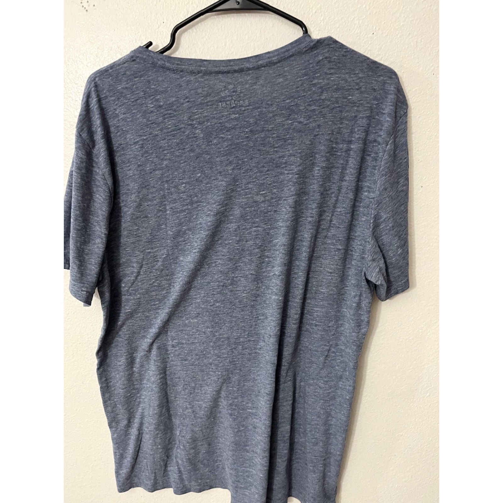Express EXPRESS Graphic Print T-Shirt Men L Blue Crew Neck Short Sleeve Logo Slim Fit Cotton Shirt Size US L / EU 52-54 / 3 - 2 Thumbnail