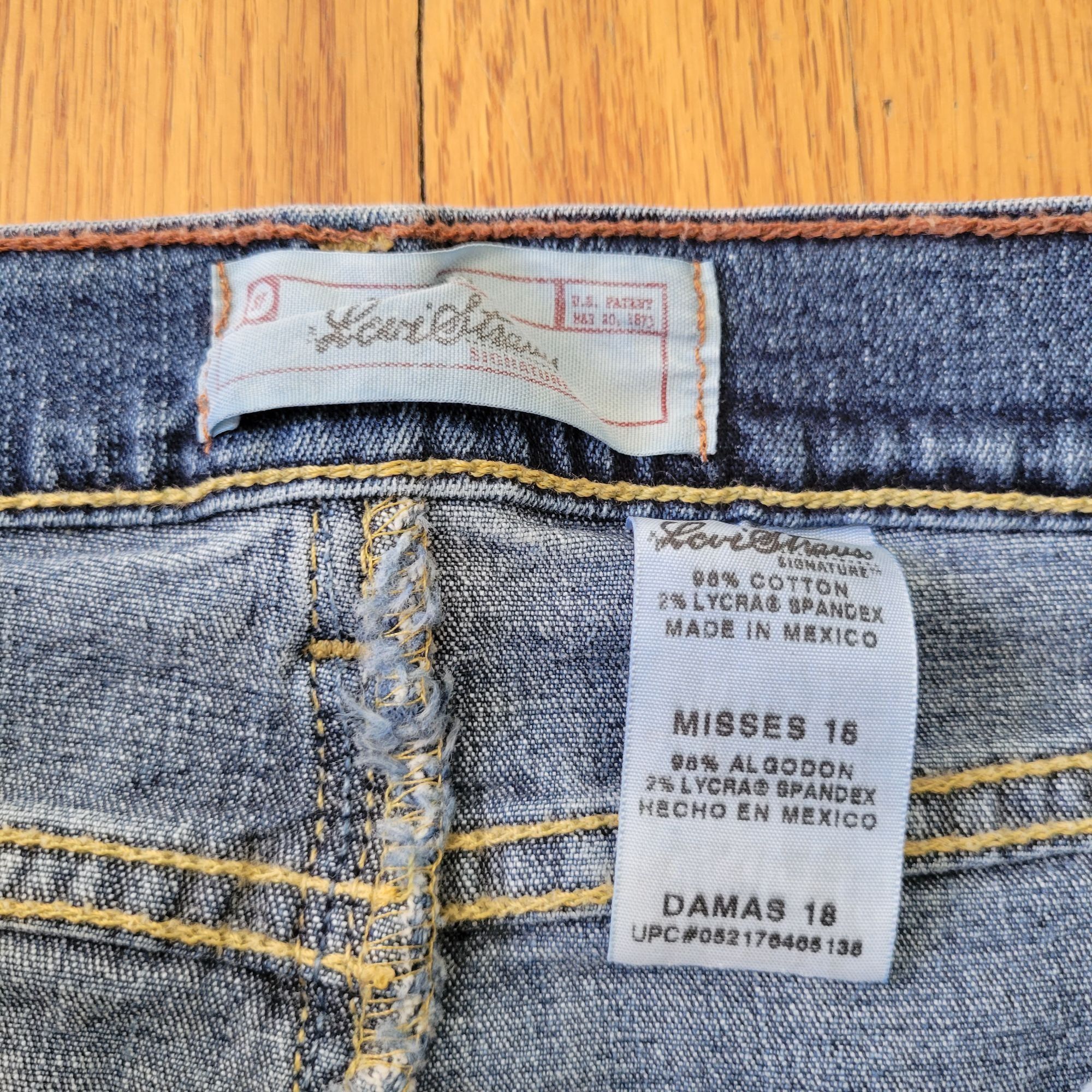 Levi's Levis Denim Skirt Blue Jean Cotton 18 Modest Church Gr Size 40" / US 18 - 5 Thumbnail
