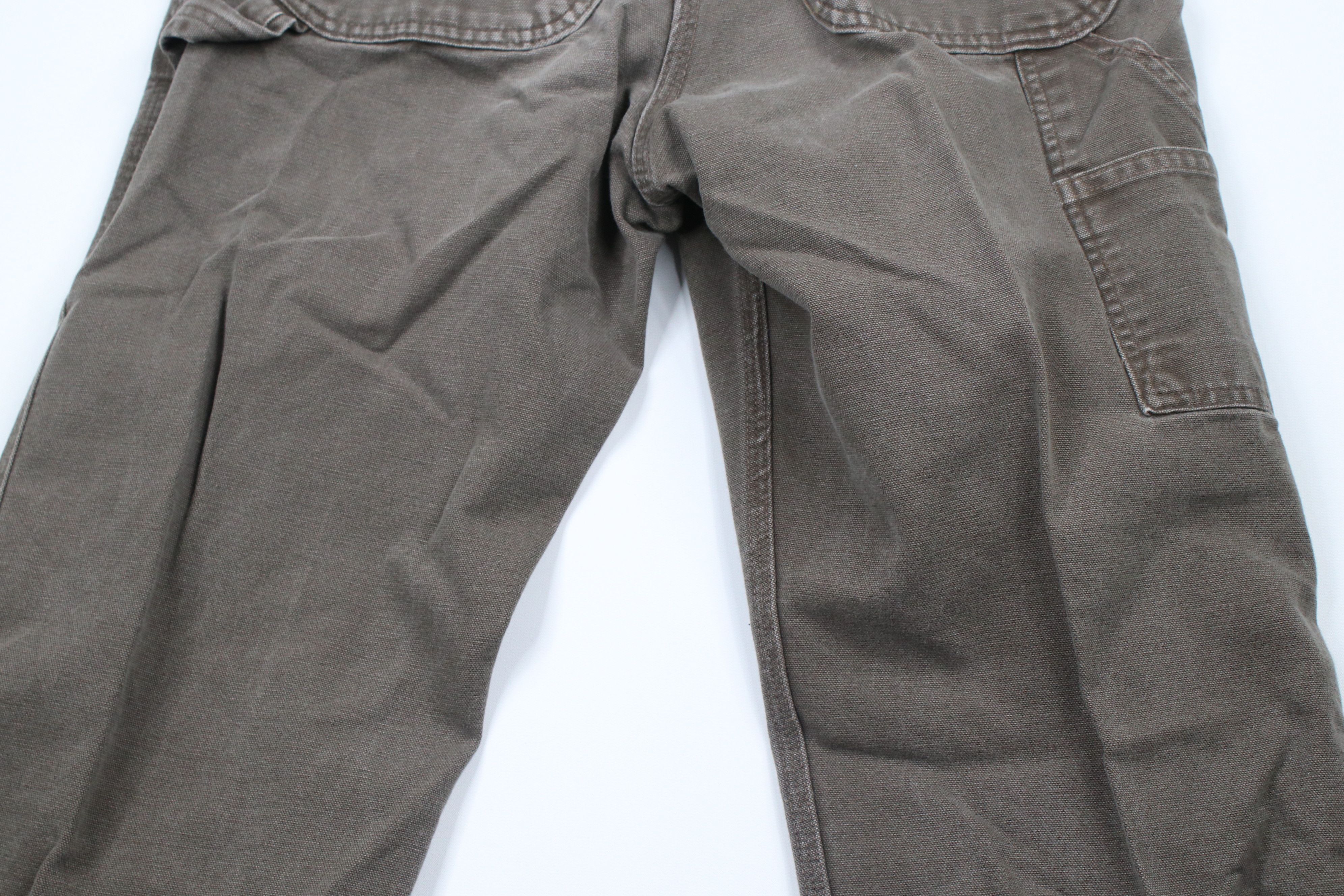 Carhartt × Vintage Vintage Carhartt Loose Fit Washed Duck Pants Timber Brown Size US 32 / EU 48 - 10 Thumbnail