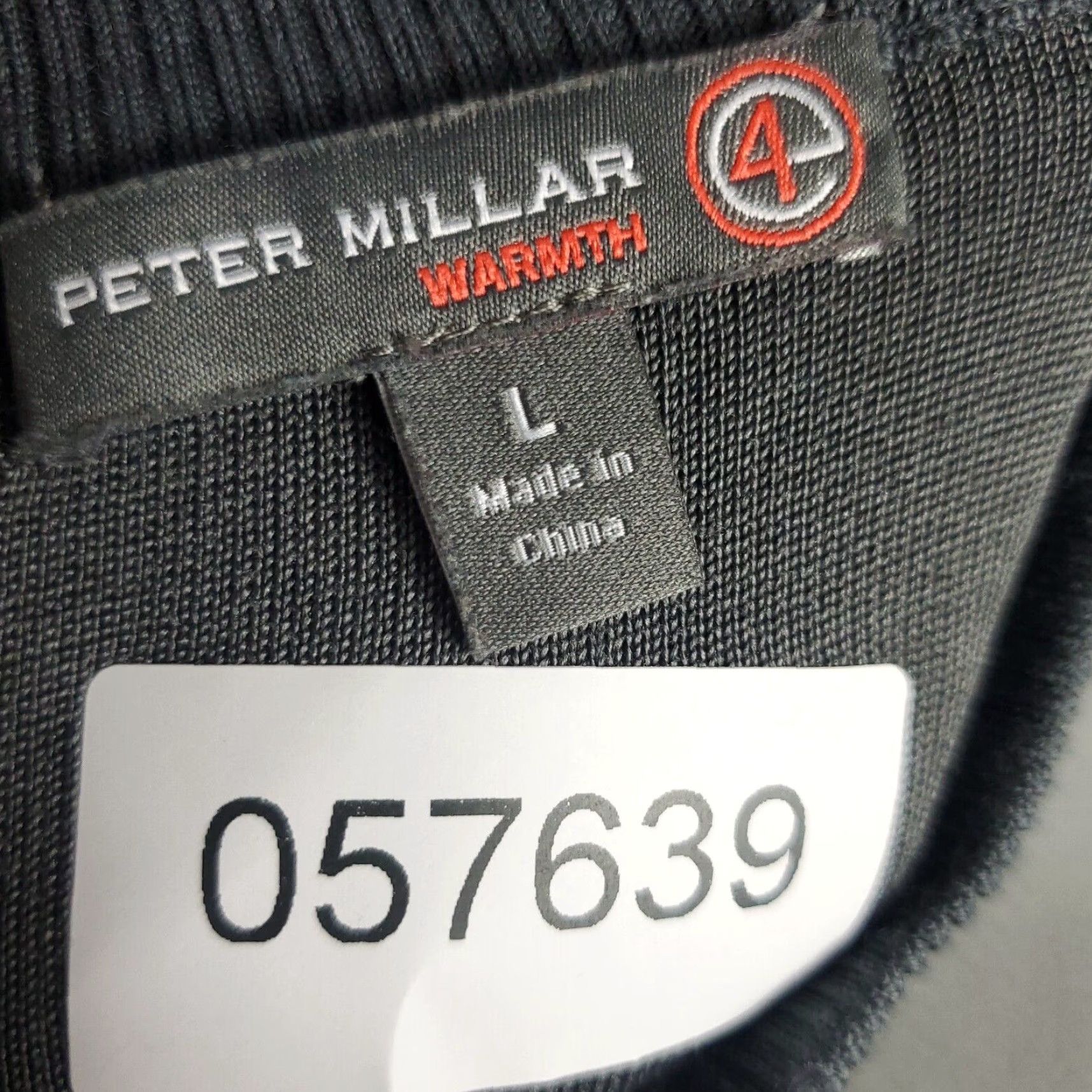 Peter Millar Peter Millar Vest Mens Large Gray Wool 1/4 Zip Pullover Sweater Size US L / EU 52-54 / 3 - 8 Thumbnail