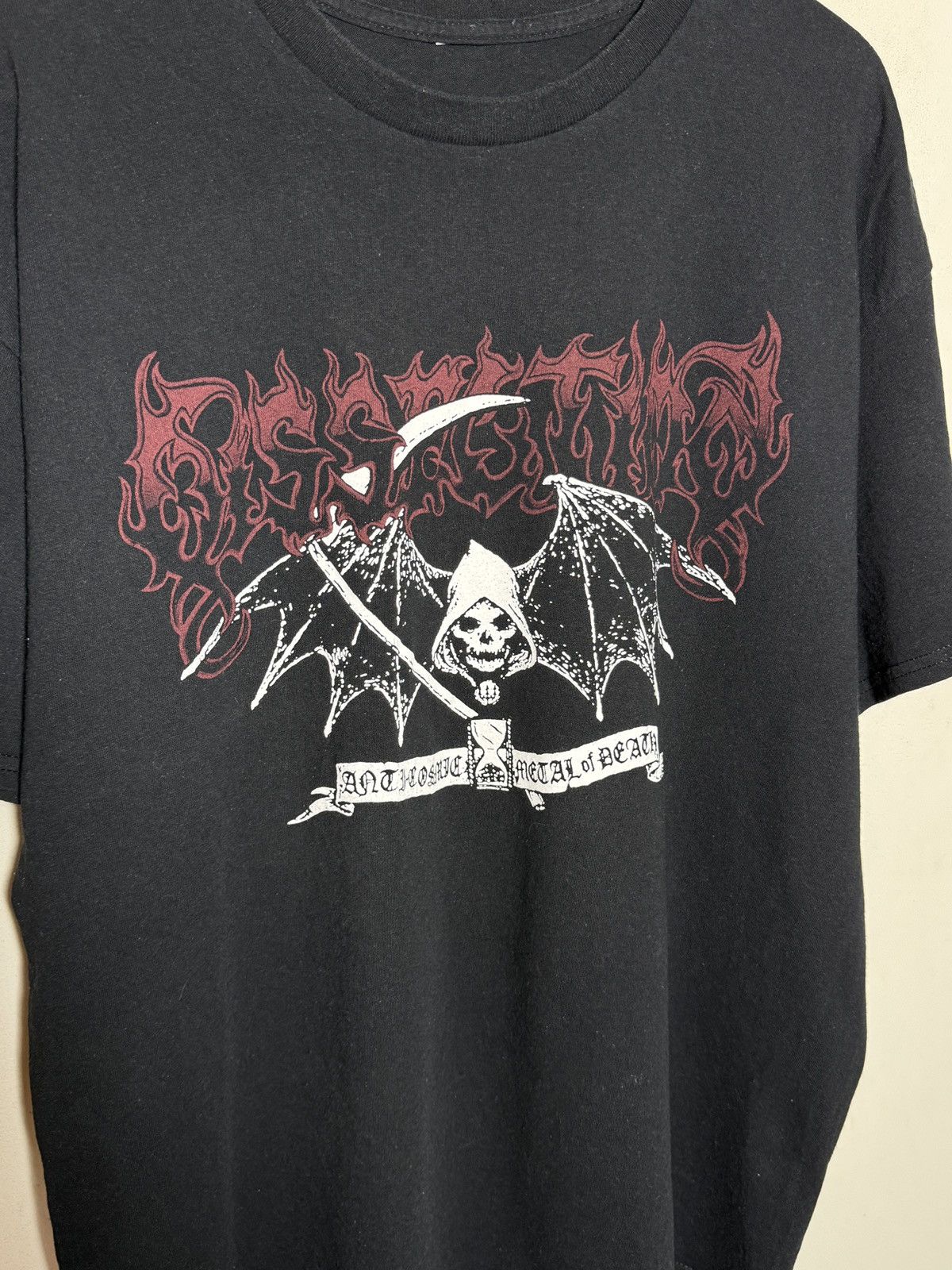 Band Tees Dissection “Anti-Cosmic Metal of Death” tee, 2006 print. Size US XL / EU 56 / 4 - 3 Thumbnail