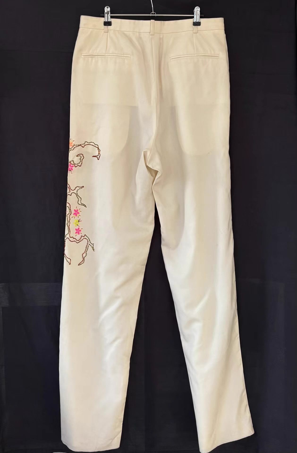 Versace Gianni Versace Embroidered & Beaded Wool Dress Pants Ｑ21 Size US 34 / EU 50 - 9 Thumbnail