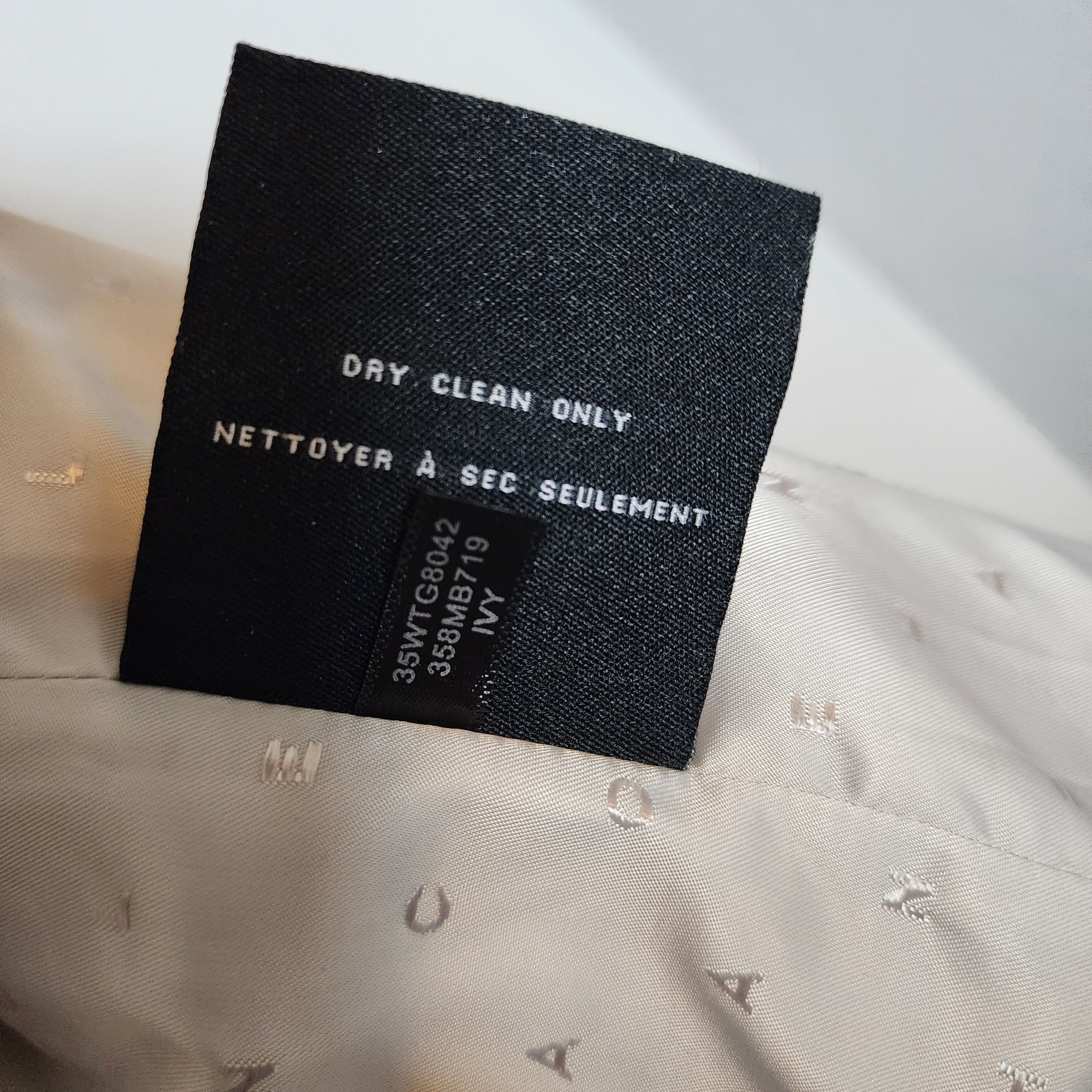 Cole Haan Ivory Alpaca Blend Jacket | Lined Winter Outerwear Size S / US 4 / IT 40 - 4 Thumbnail