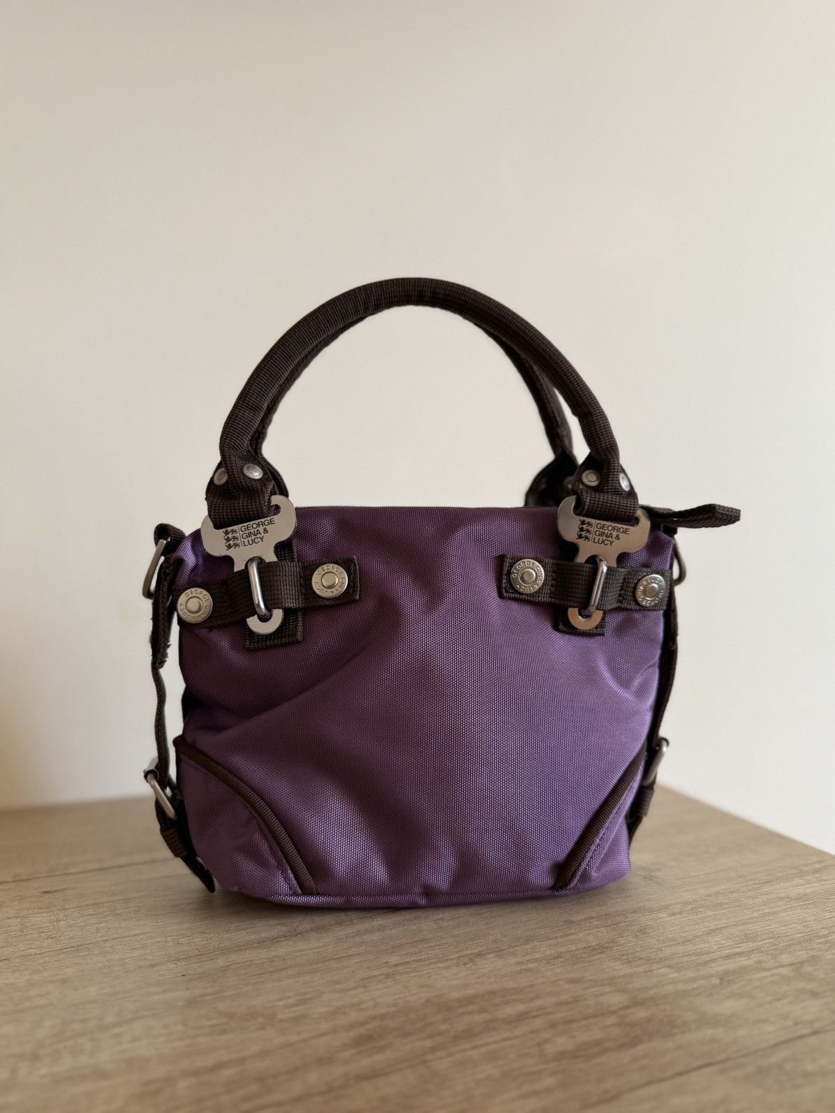George Gina & Lucy George Gina & Lucy Purple Y2K Gorpcore Mini Bag Size ONE SIZE - 3 Thumbnail