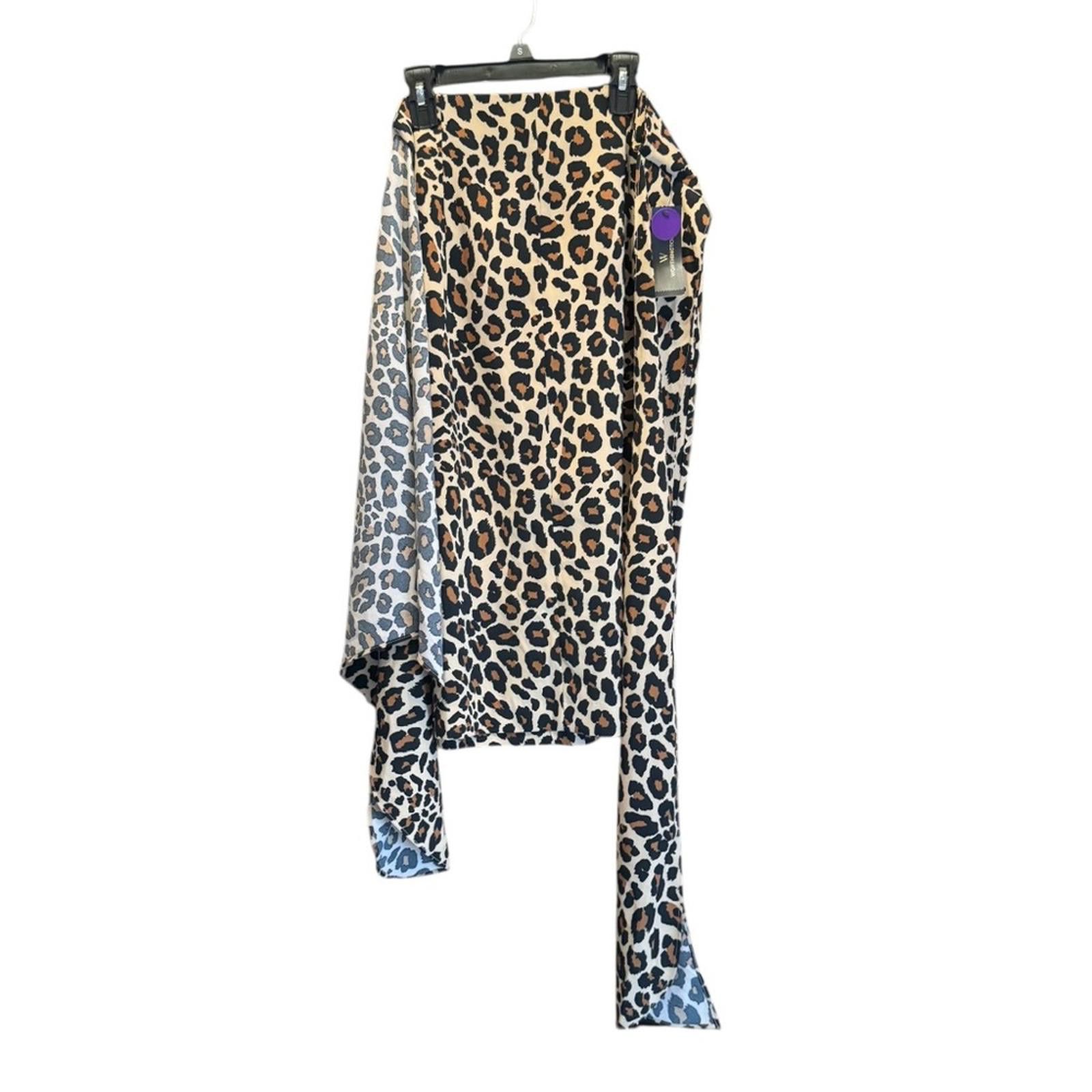 Worthington NWT. Worthington. Cinlee Animal Leopard Print Skirt. Size 4. Size 27" / US 4 / IT 40 - 1 Thumbnail