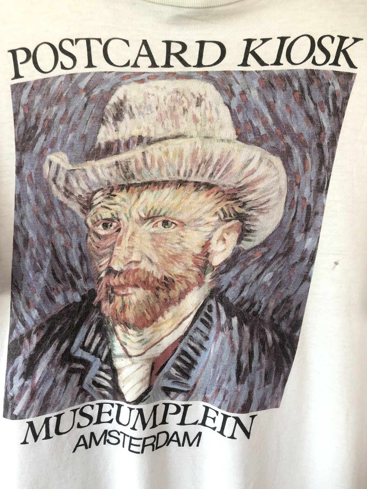 Vintage Vintage 90s Vincent Van Gogh Portrait Art Tee Size US M / EU 48-50 / 2 - 3 Thumbnail
