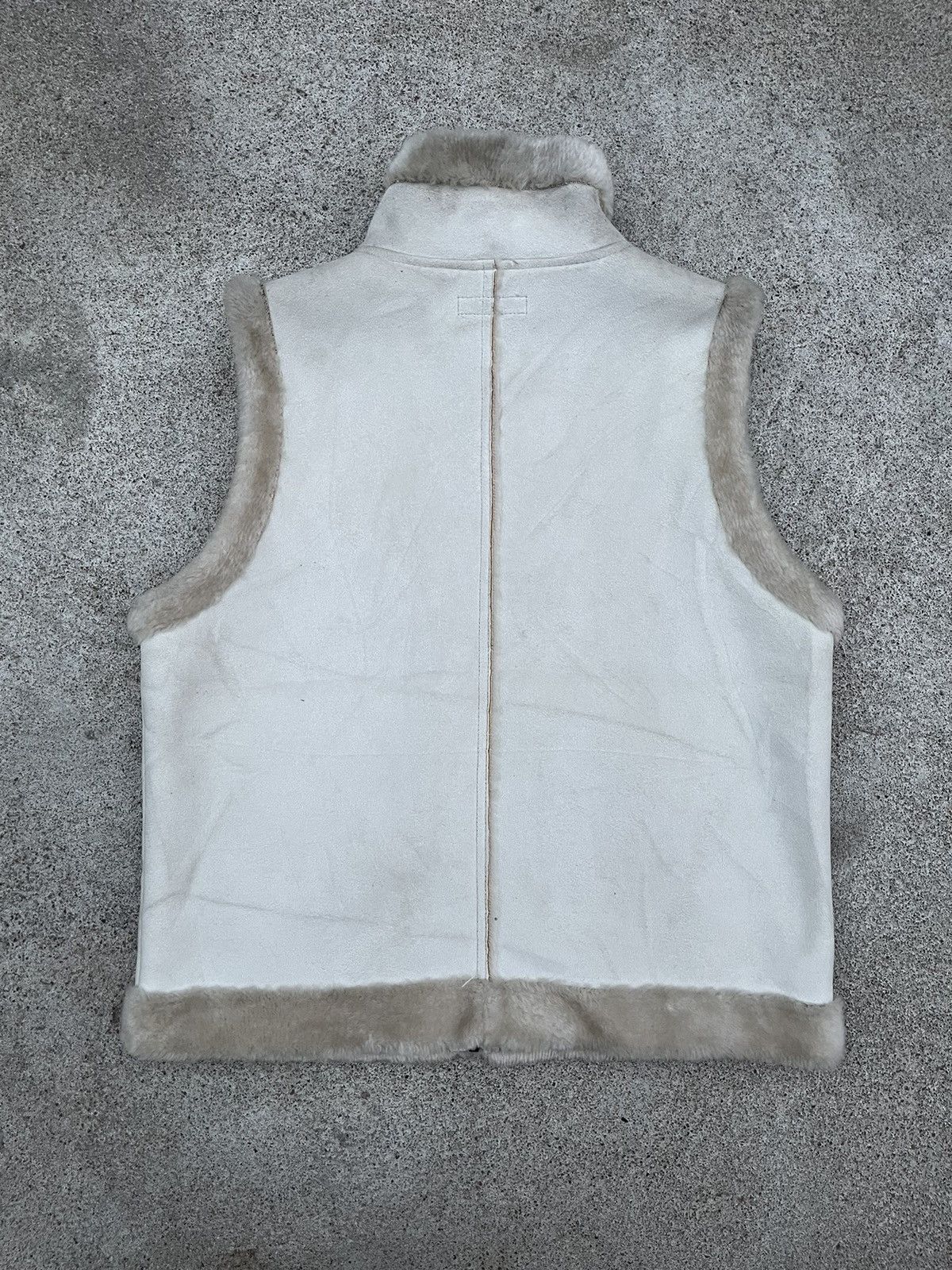 14th Addiction Providence~Japanese Fur Suede Leather Vest Sherpa lgb Style Size US S / EU 44-46 / 1 - 2 Thumbnail