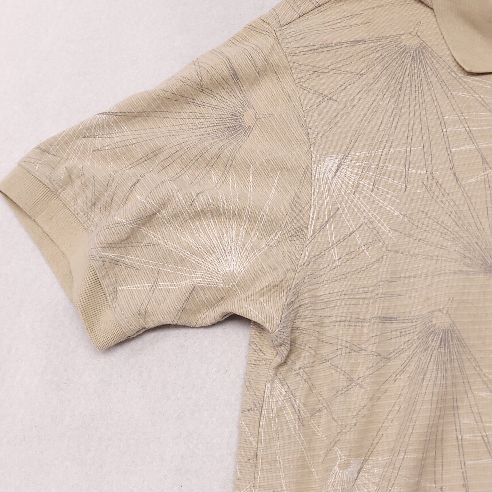 Arrow Arrow Casual Pullover Polo Shirt Mens Size Medium M Beige Size US M / EU 48-50 / 2 - 4 Thumbnail