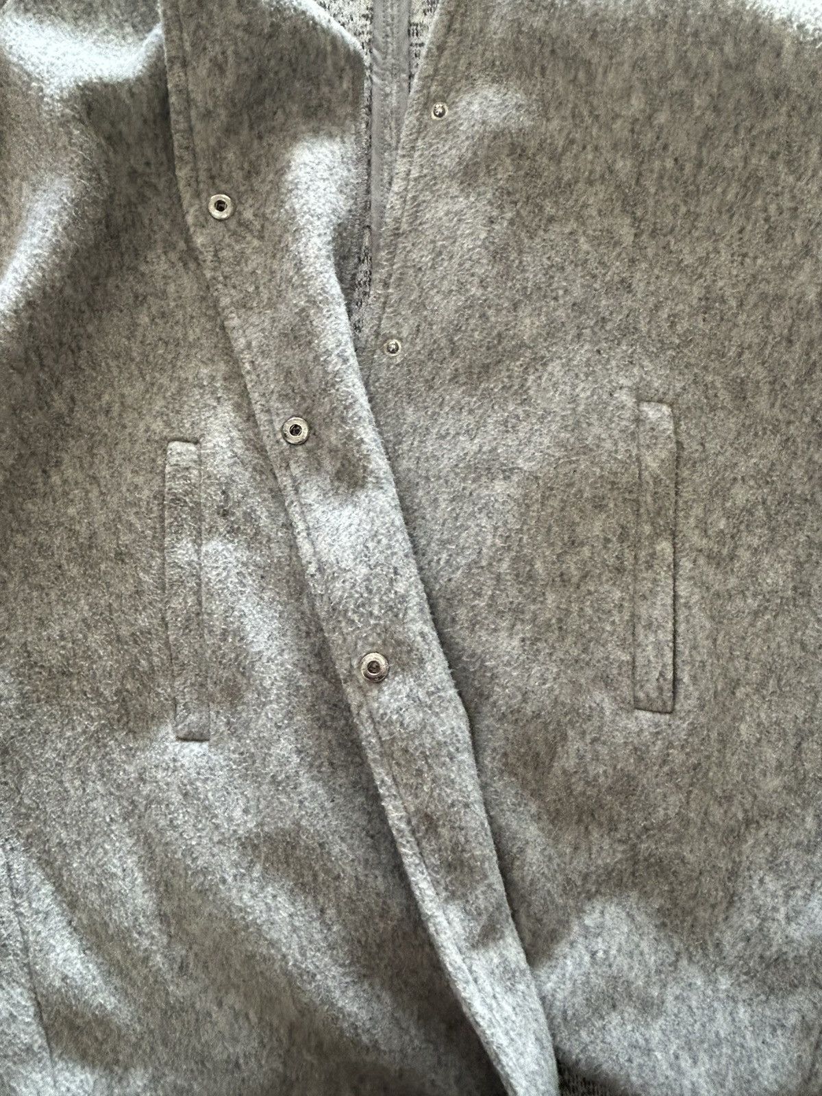 Other Vero Moda Heather Gray Snap Closure Light Jacket Size M / US 6-8 / IT 42-44 - 3 Thumbnail