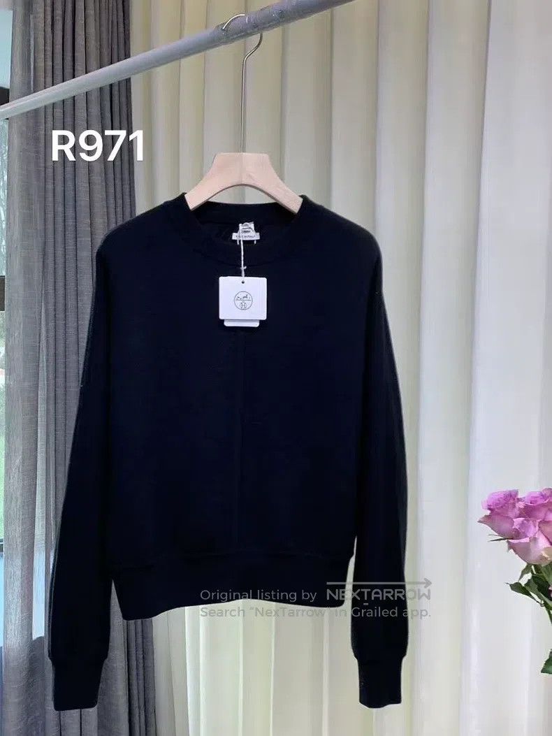 Hermes Hermes Wool Double-Faced Knit Sweater Size XS / US 0-2 / IT 36-38 - 1 Thumbnail