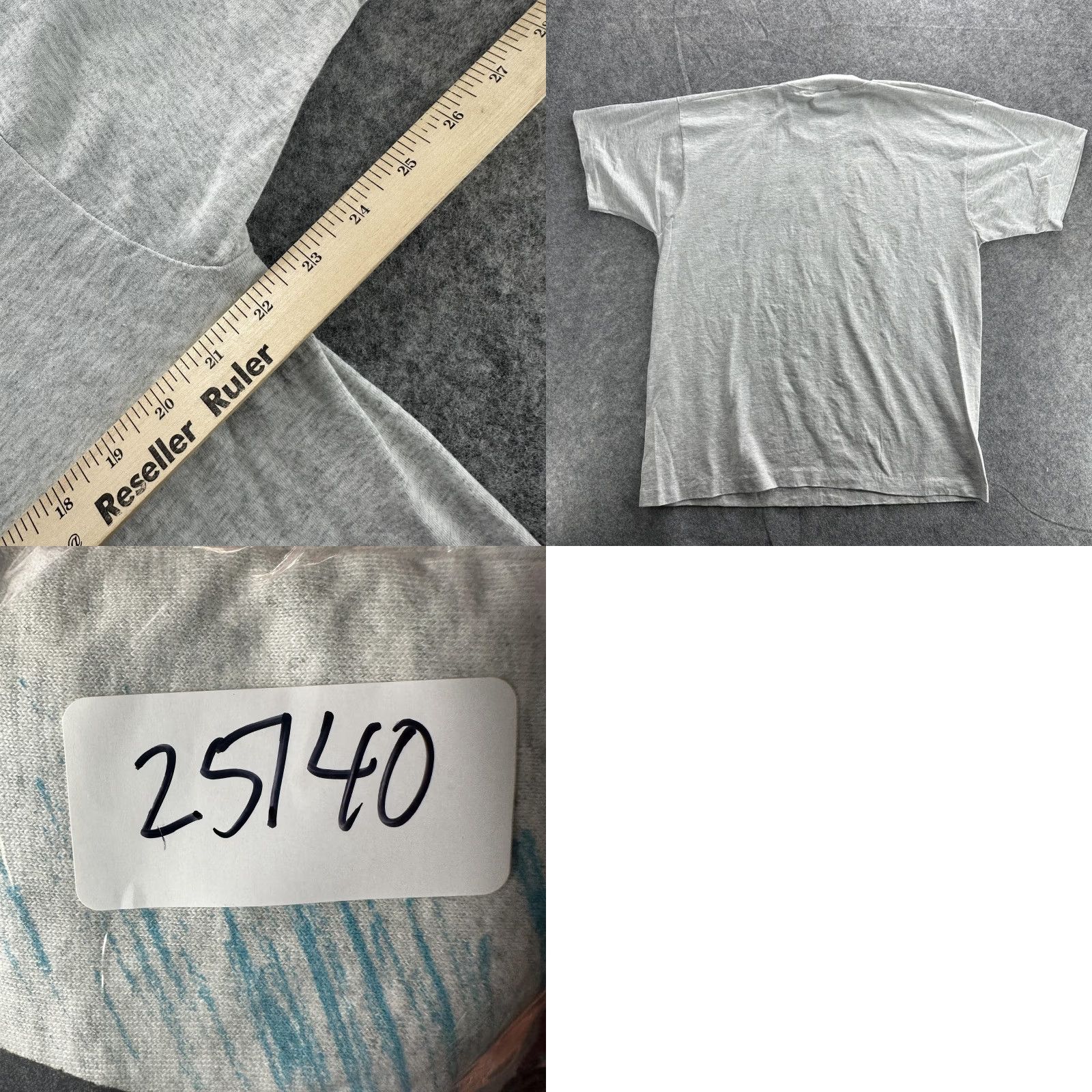 Fruit Of The Loom VINTAGE Mt Pleasant Softball Shirt Mens XL Gray Fruit of the Loom Graphic 90s Tee Size US XL / EU 56 / 4 - 9 Thumbnail