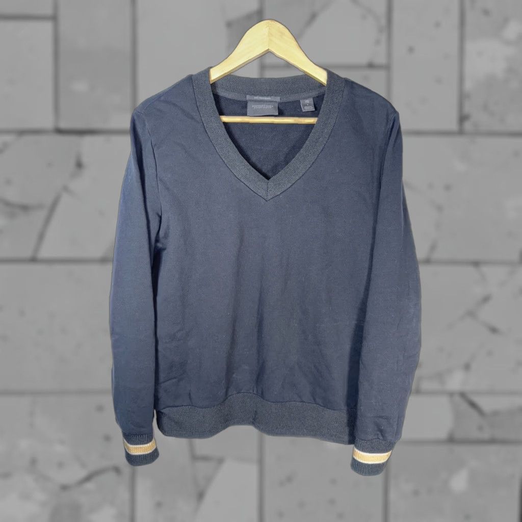 Scotch & Soda Scotch & Soda Womens Sweater V-Neck Pullover Black S Knit Cotton Shirt? Size S / US 4 / IT 40 - 1 Thumbnail