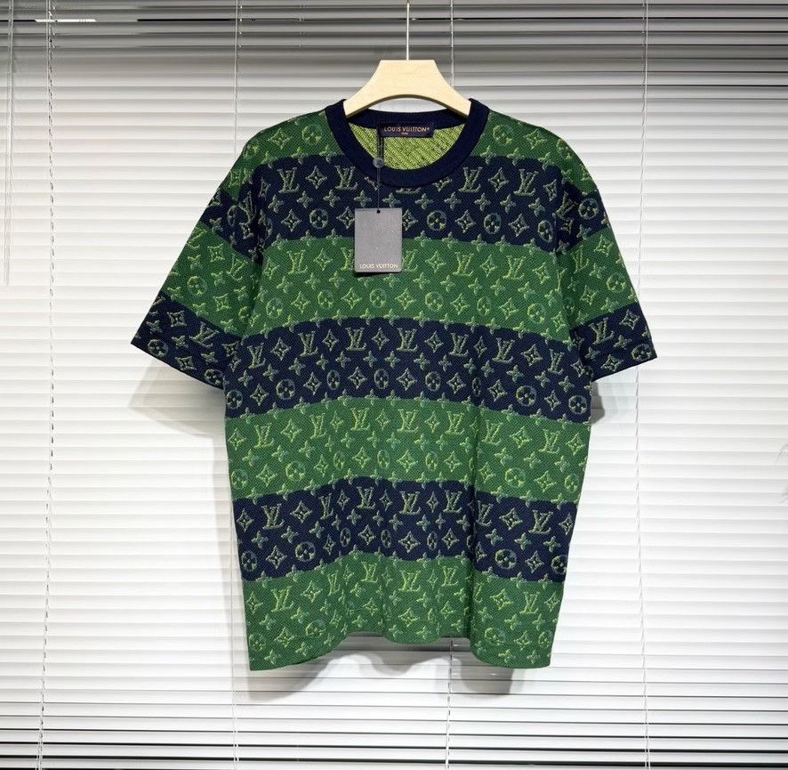 Louis Vuitton LV Knit Short-Sleeve Logo T-Shirt Size US XL / EU 56 / 4 - 1 Thumbnail