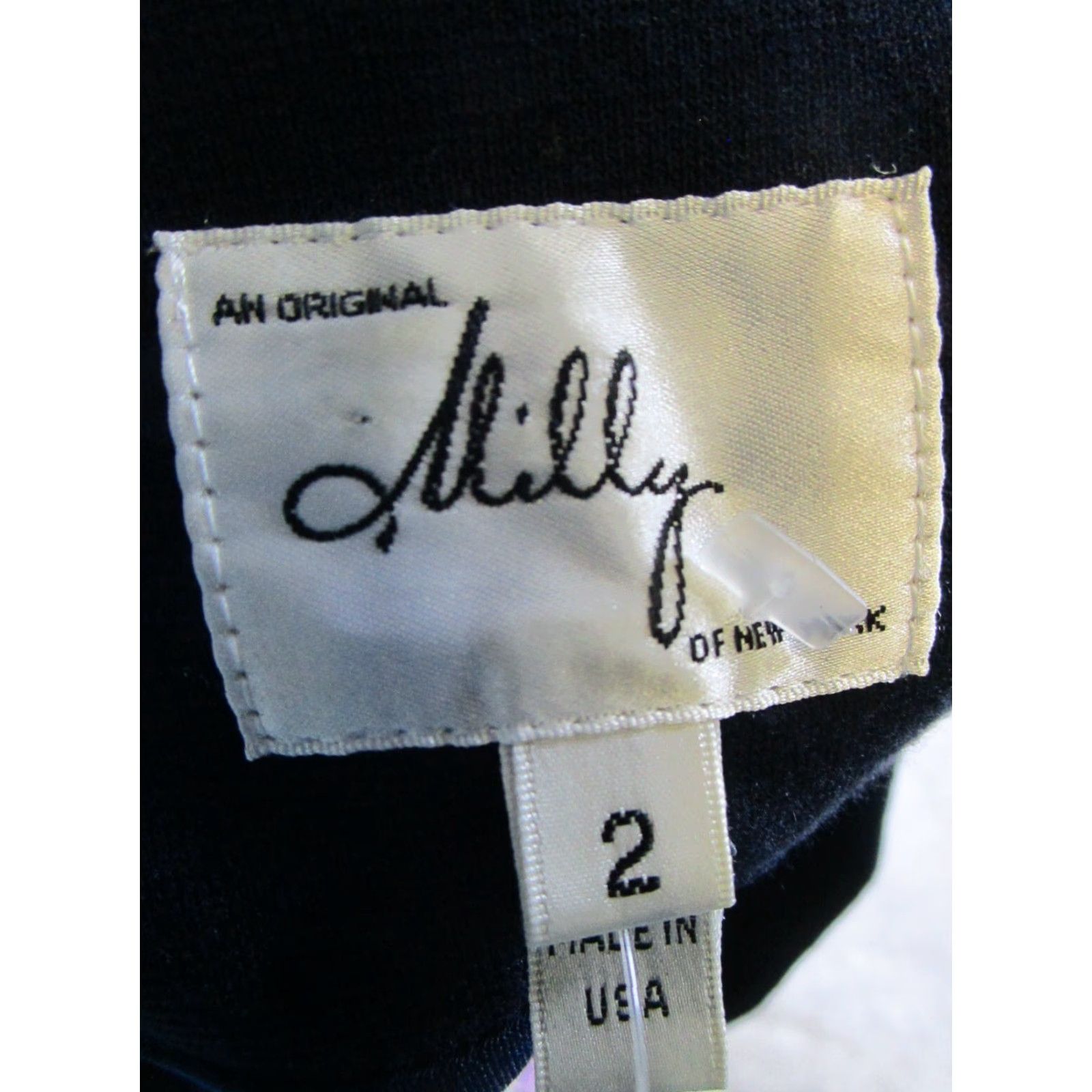 MILLY MILLY Dress Womens 2 Blue Floral Cotton Blouson Shirt? Size XS / US 0-2 / IT 36-38 - 3 Thumbnail