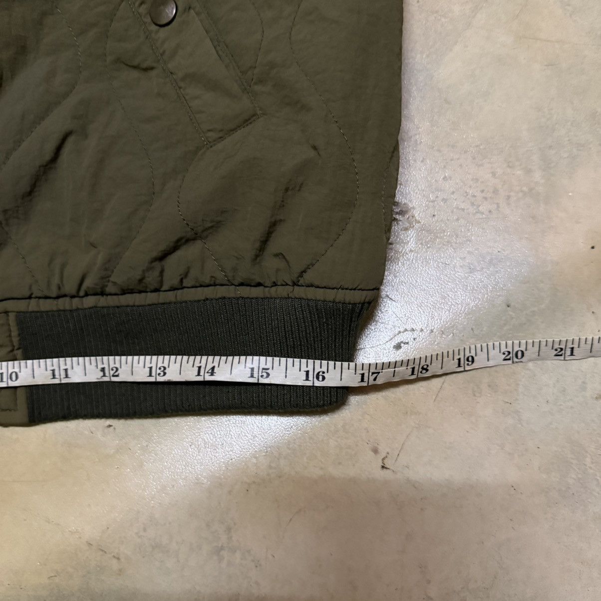 Japanese Brand Double Name Quilted Bomber Jacket Size US S / EU 44-46 / 1 - 8 Thumbnail