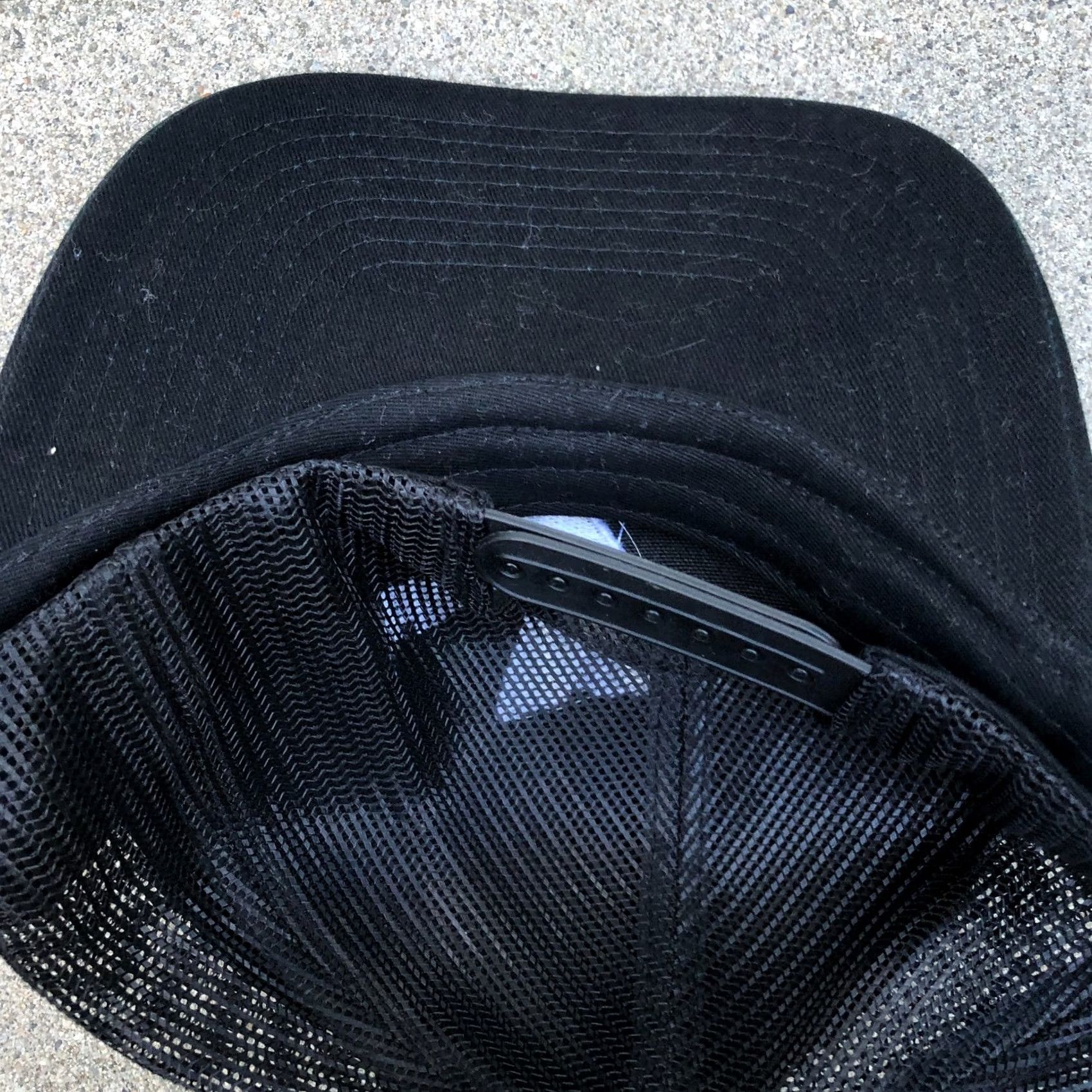 Port Authority PORT AUTHORITY The YMCA Trucker Hat Men's Snapback Cap Black Hat one size Adjustable Polyester Casual Men/Navy/Black? Size ONE SIZE - 3 Thumbnail