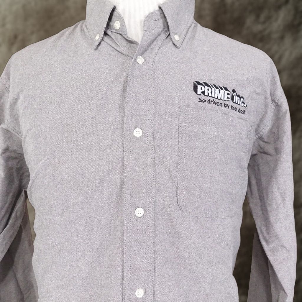 Vintage VINTAGE None Shirt Men XL Gray Cotton Button-Down Solid Business Casual Formal Workwear 2020s Mens Size US XL / EU 56 / 4 - 1 Thumbnail