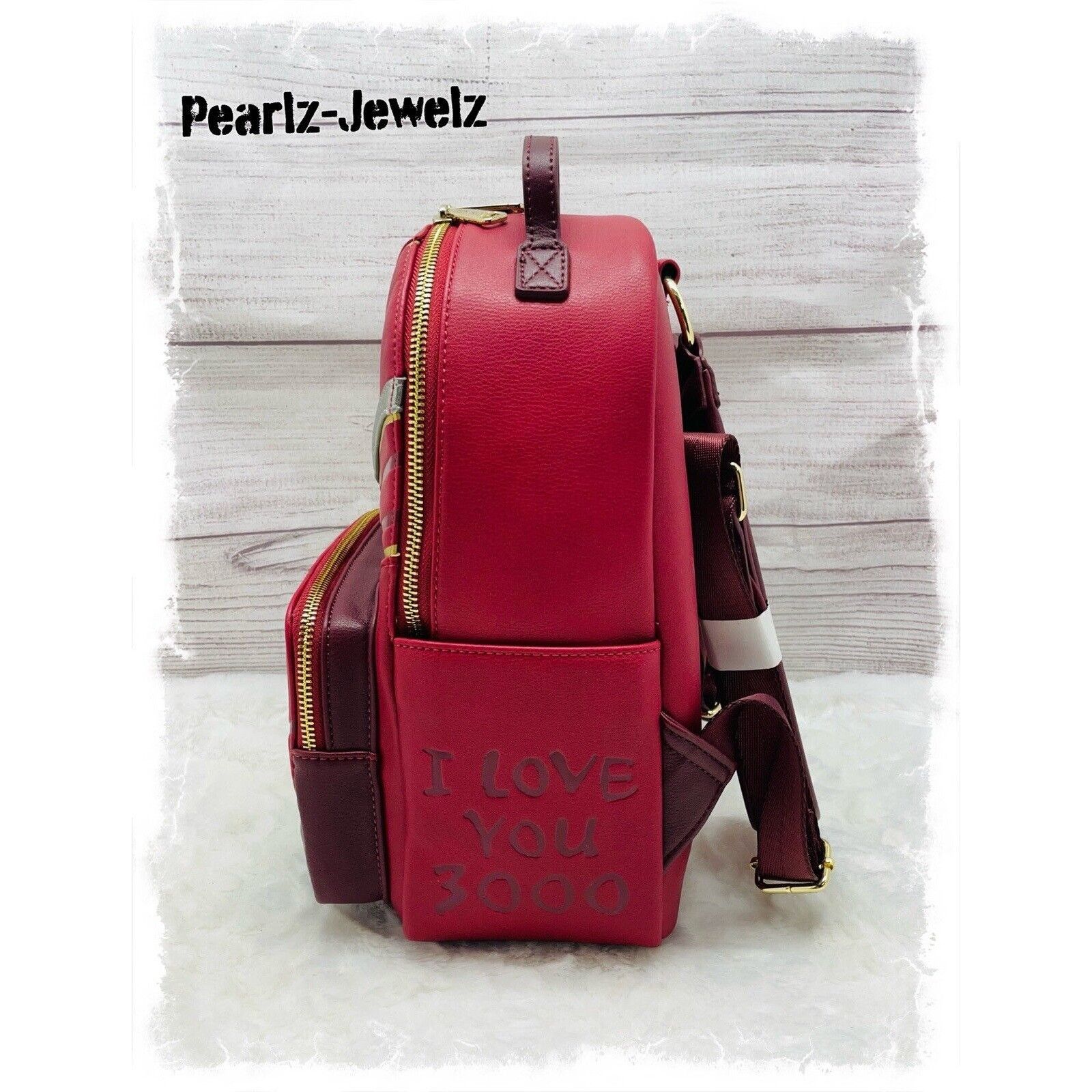 Disney Loungefly Marvel Avengers Endgame Iron Man Gauntlet Mini Bac Size ONE SIZE - 6 Thumbnail
