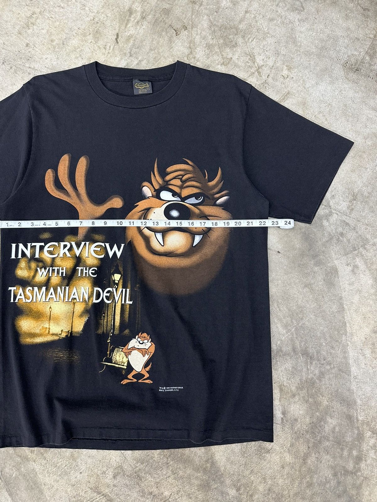 Vintage Vintage Interview With A Vampire Parody Shirt Taz 1995 Size US XL / EU 56 / 4 - 4 Thumbnail