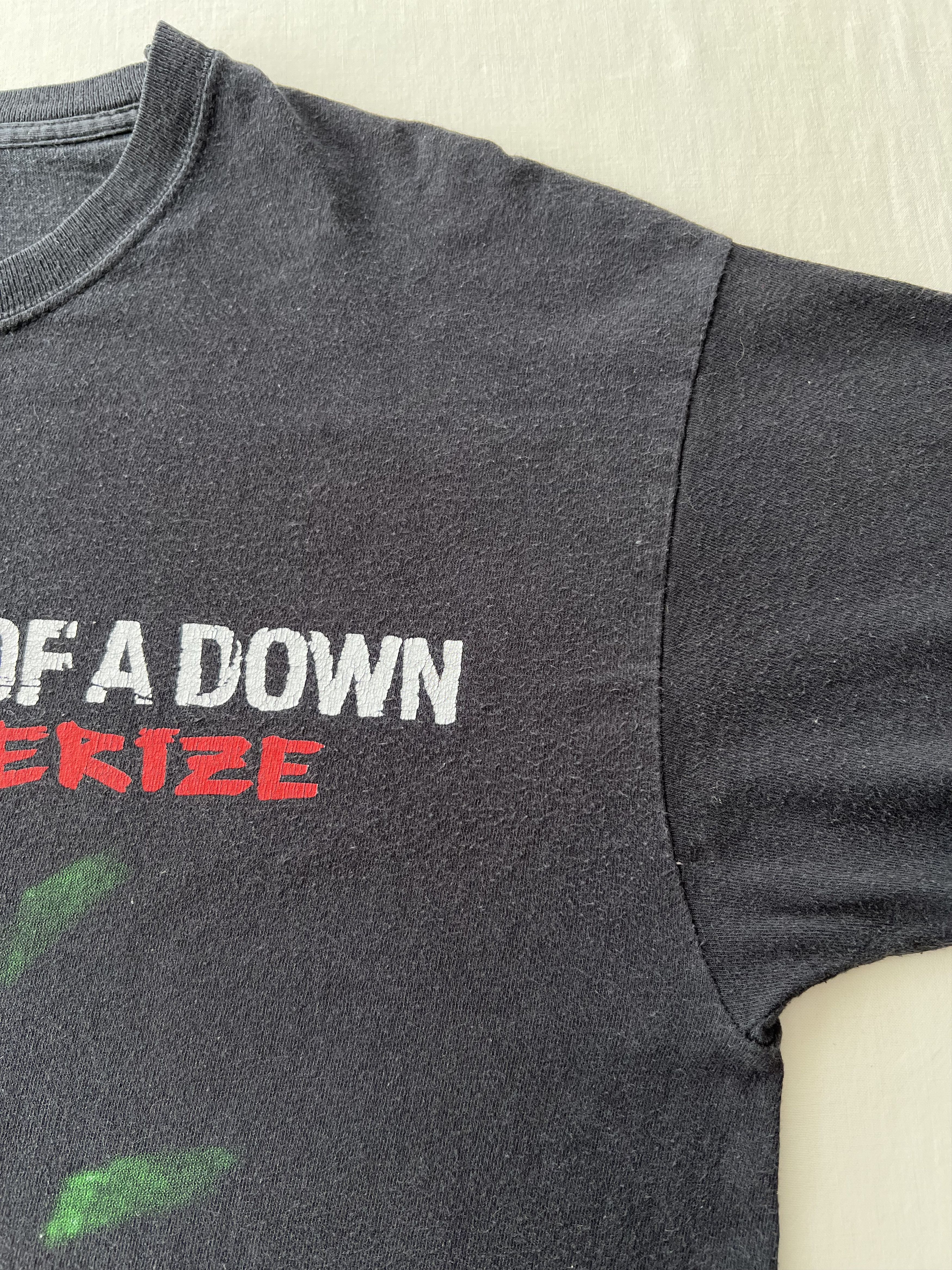 Band Tees Vintage 2000s System of a Down Mezmerize Black T-shirt Size US M / EU 48-50 / 2 - 10 Thumbnail