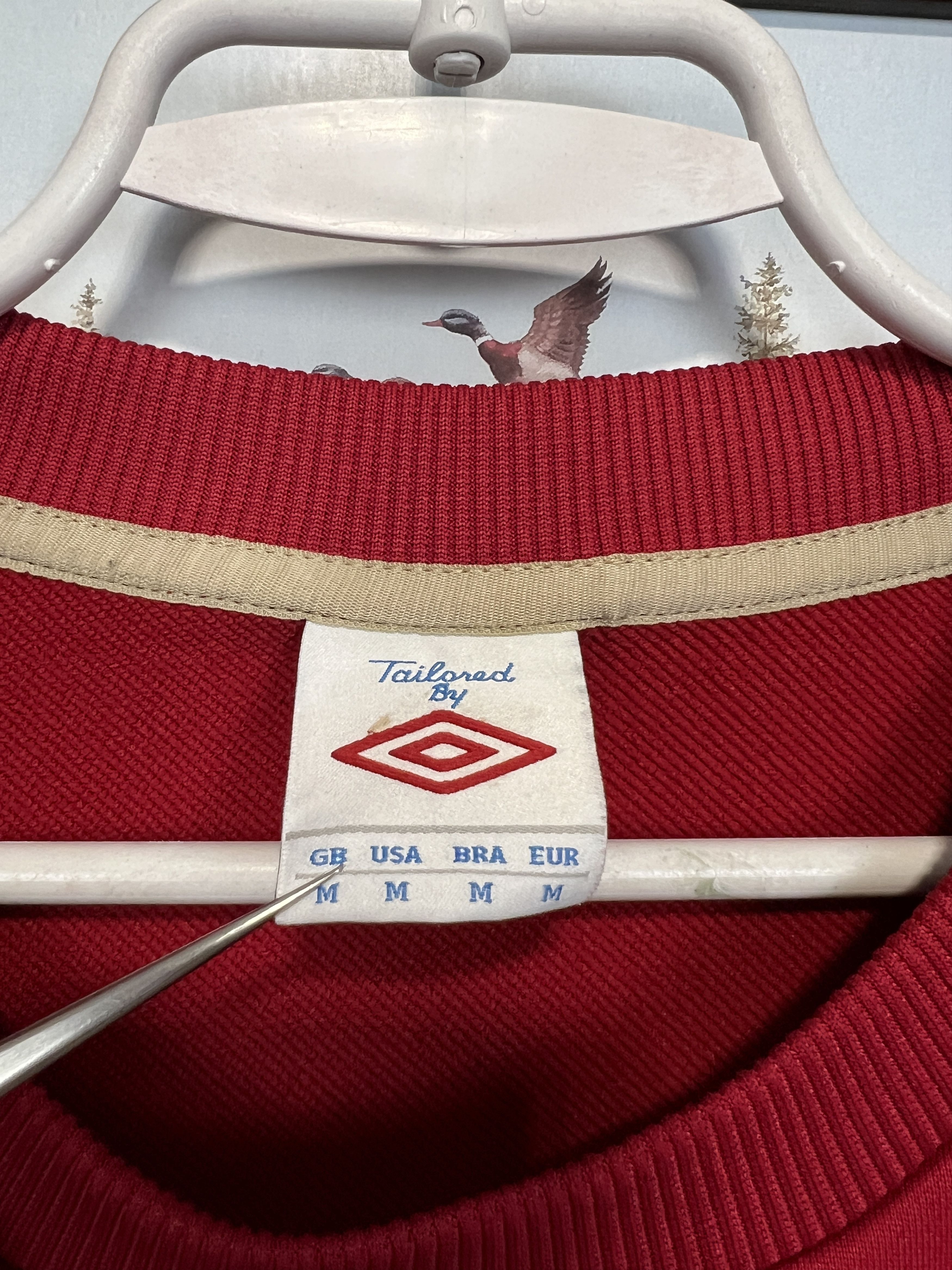Umbro Vintage Peru Football Player Issue Train Sweatshirt Jacket Size US M / EU 48-50 / 2 - 7 Thumbnail