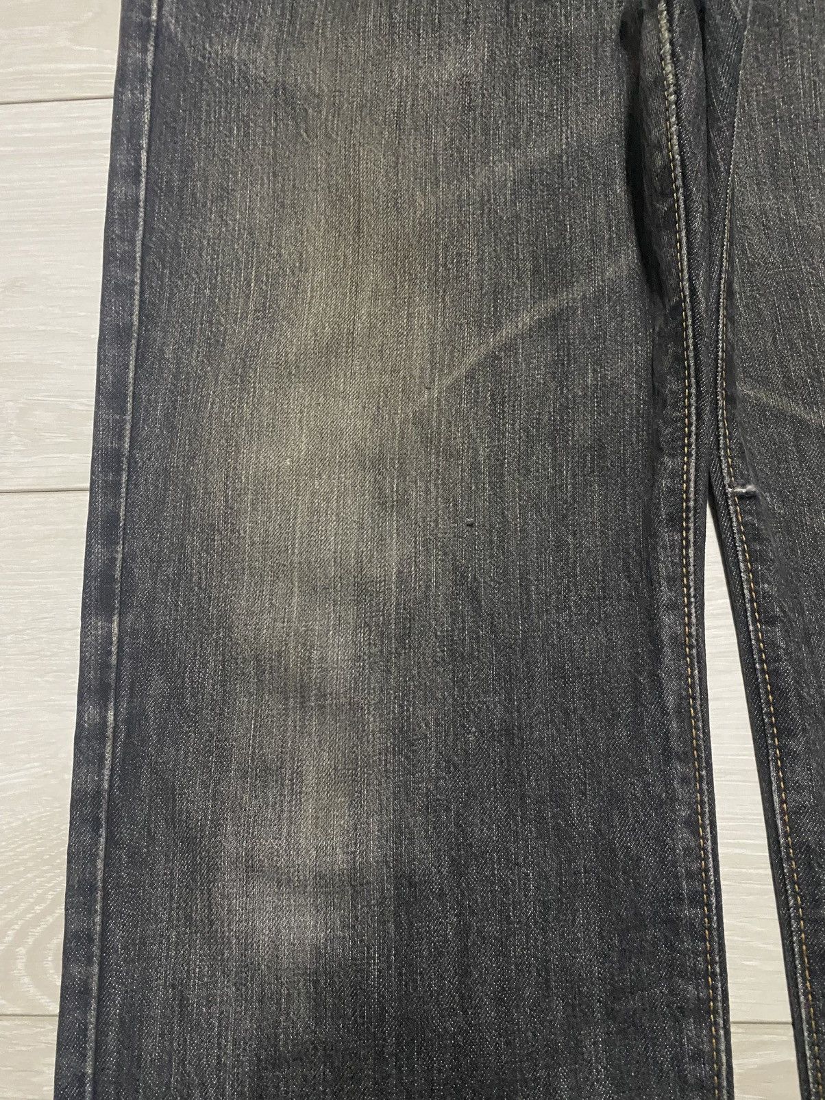Edwin Vtg Edwin International Basic 403 Black Denim Loose Jeans Size US 34 / EU 50 - 7 Thumbnail