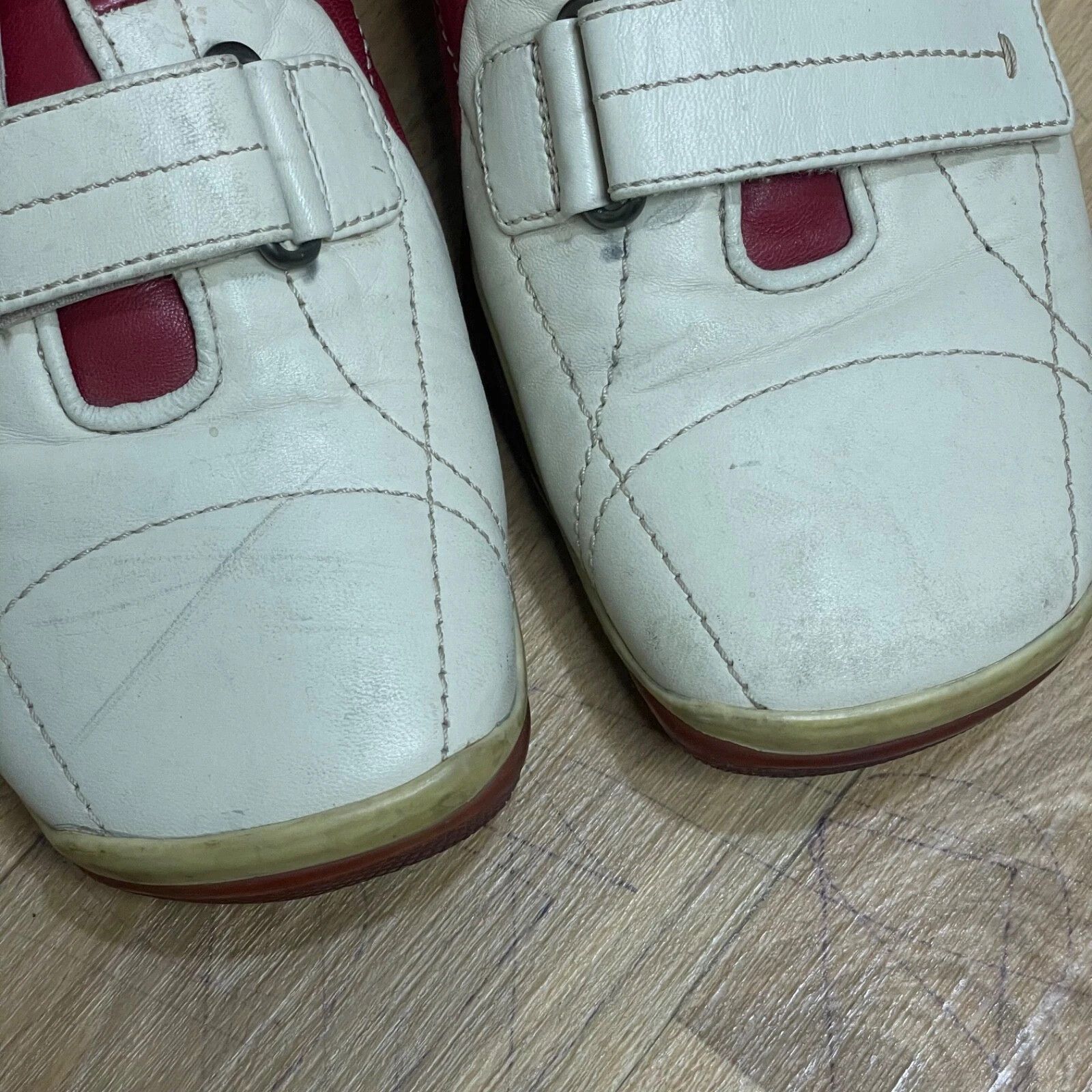 Prada PRADA Linea Rossa Shoes Leather Sneakers Low Top made italy Size US 10 / EU 43 - 7 Thumbnail
