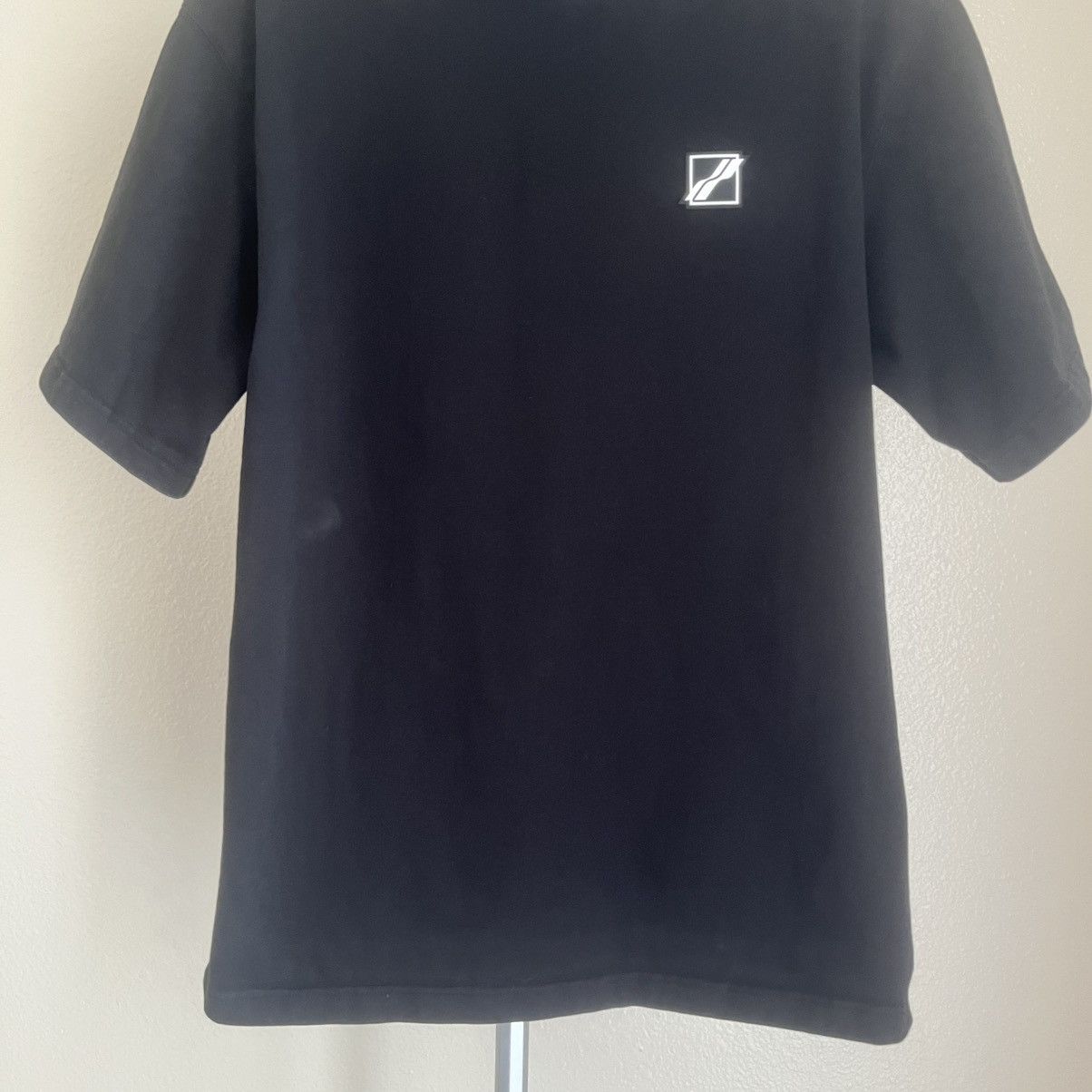 WE11DONE WE11DONE Black High Neck Logo 1/2 T-Shirt Size S Size US S / EU 44-46 / 1 - 3 Thumbnail