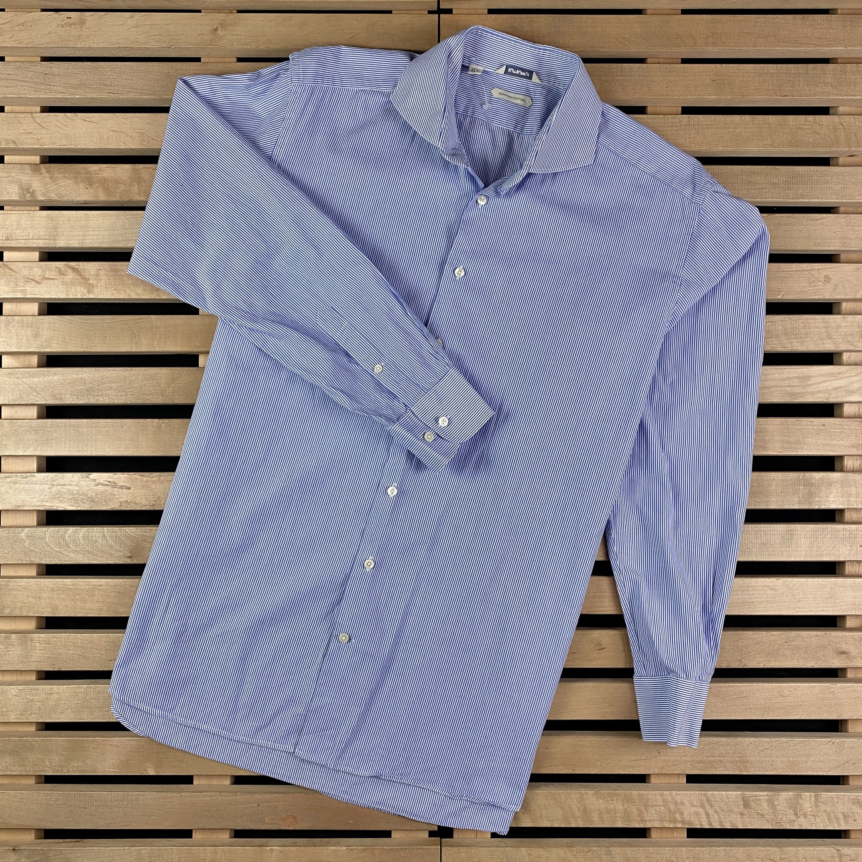 Suitsupply Mens Shirt Long Sleeve Suitsupply Size 43/17 Size US L / EU 52-54 / 3 - 1 Thumbnail