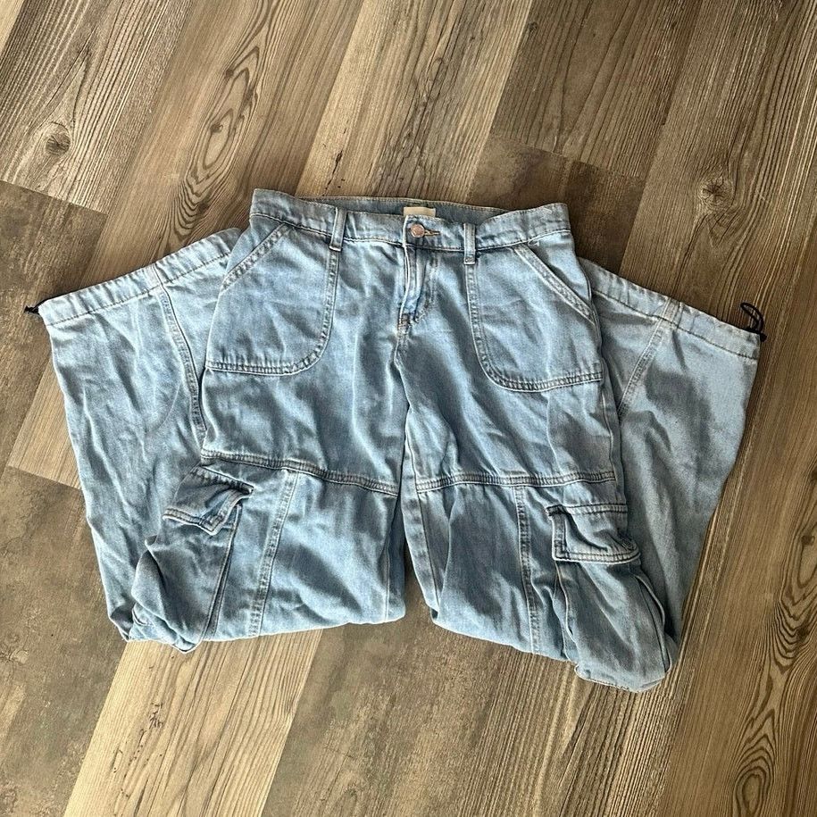 Other simply society light blue cargo jeans Size 25" / US 0 / IT 36 - 1 Thumbnail