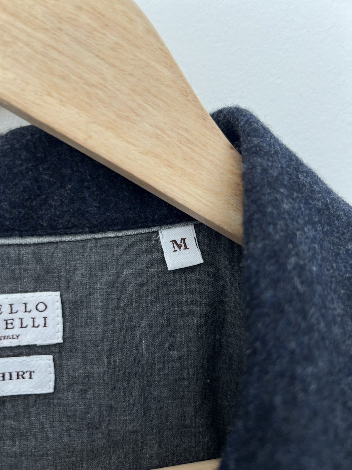 Brunello Cucinelli Brunello Cucinelli Virgin Wool Overshirt Size M Size US M / EU 48-50 / 2 - 6 Thumbnail