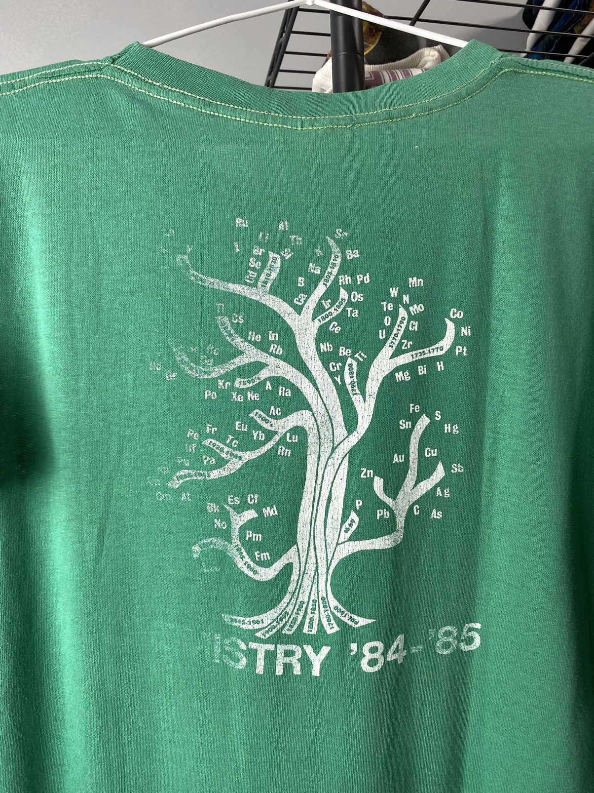 Band Tees Rare! Vintage Chemistry ‘84-‘85 Table Of Elements T Shirt Size US L / EU 52-54 / 3 - 11 Thumbnail