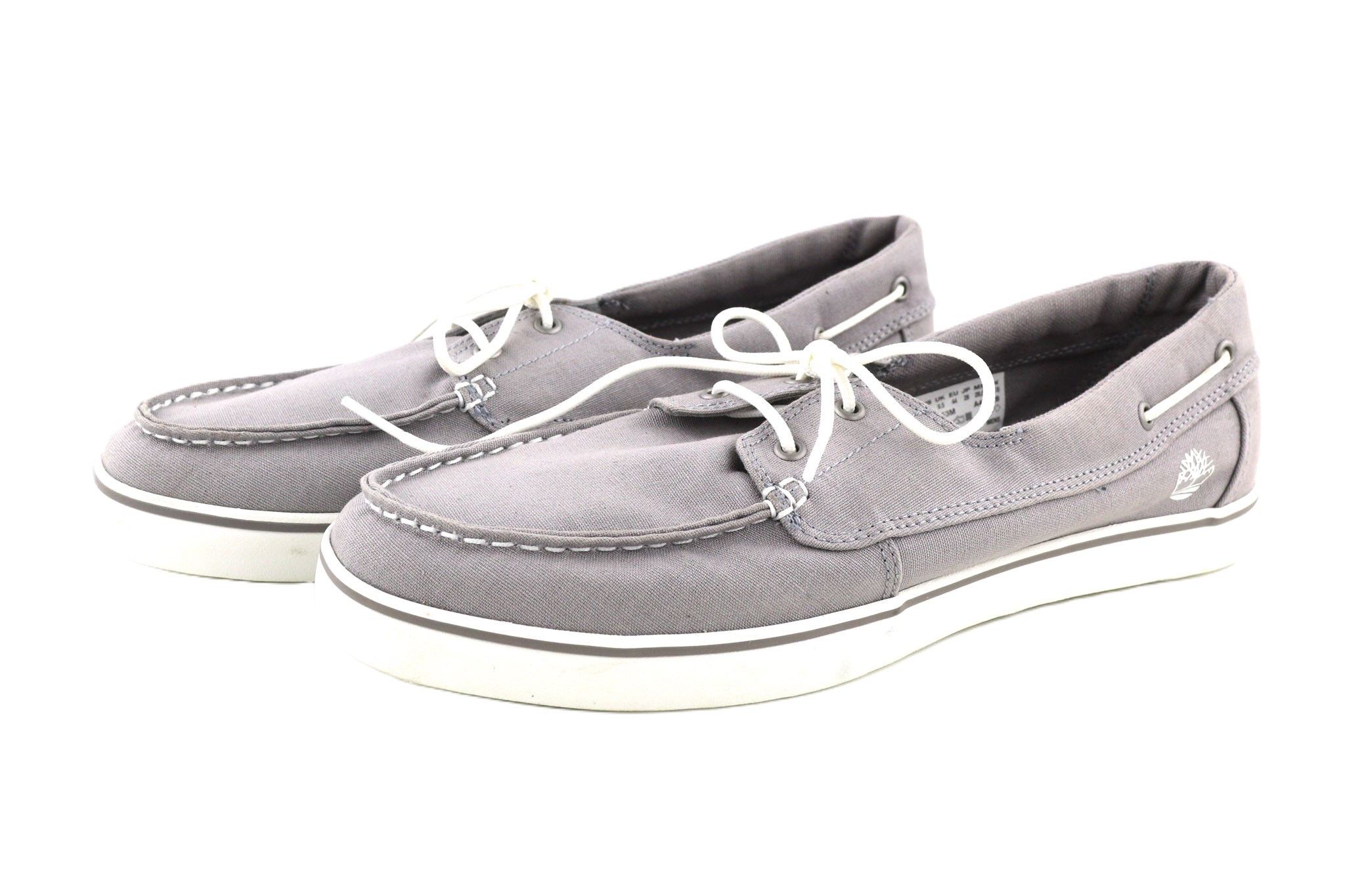 Timberland A253M-A44118 EU43/44 Grey Textile Low-Top Loafers 81135 Size US 10.5 / EU 43-44 - 2 Thumbnail