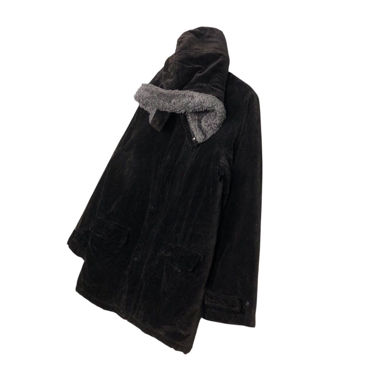 Japanese Brand BEAMS Shaggy Fleece Hood Parka — Soft-Touch Velvet Shell Size US M / EU 48-50 / 2 - 3 Thumbnail