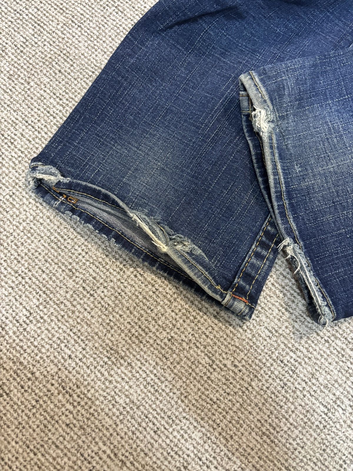 True Religion Y2K Distressed True Religion Flare Bootcut Denim Jeans Size 31" - 10 Thumbnail