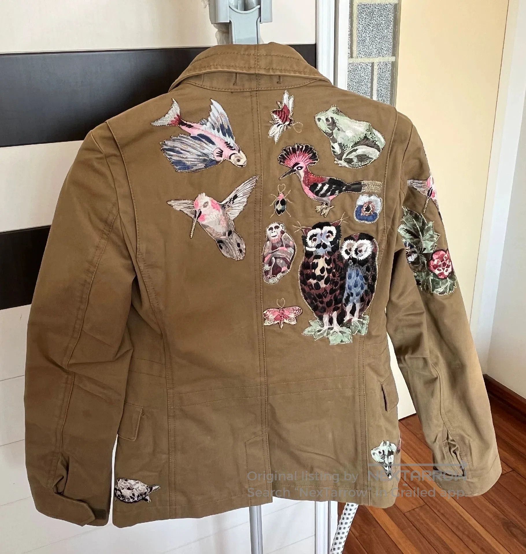Valentino Valentino Embroidered Green Casual Blazer. Size US S / EU 44-46 / 1 - 2 Thumbnail