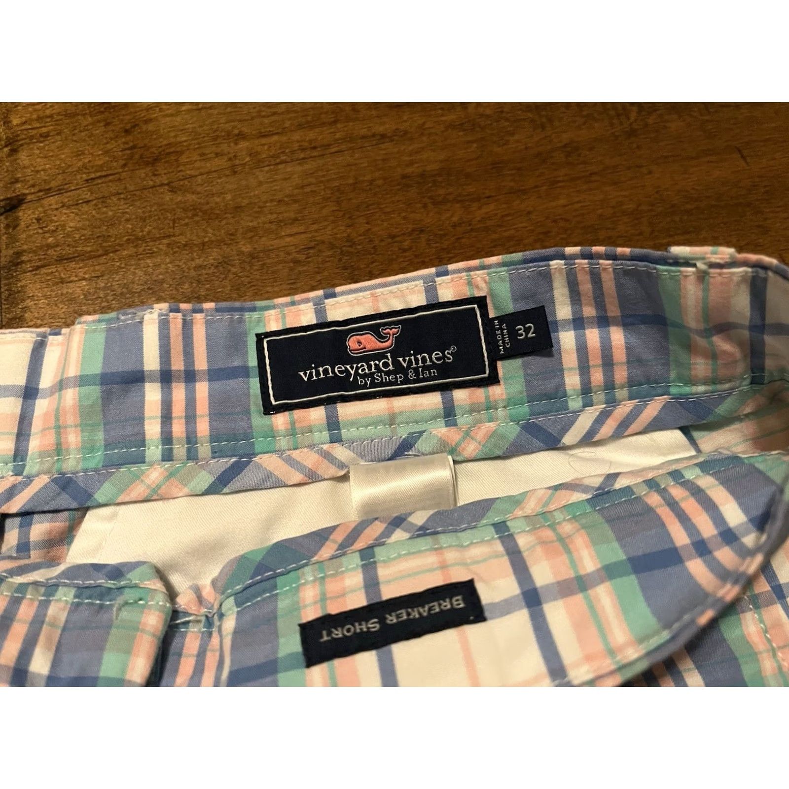 Vineyard Vines Vineyard Vines Breaker Shorts Men's 32 Pastel Plaid Chino Preppy Short New! Size US 32 / EU 48 - 3 Thumbnail