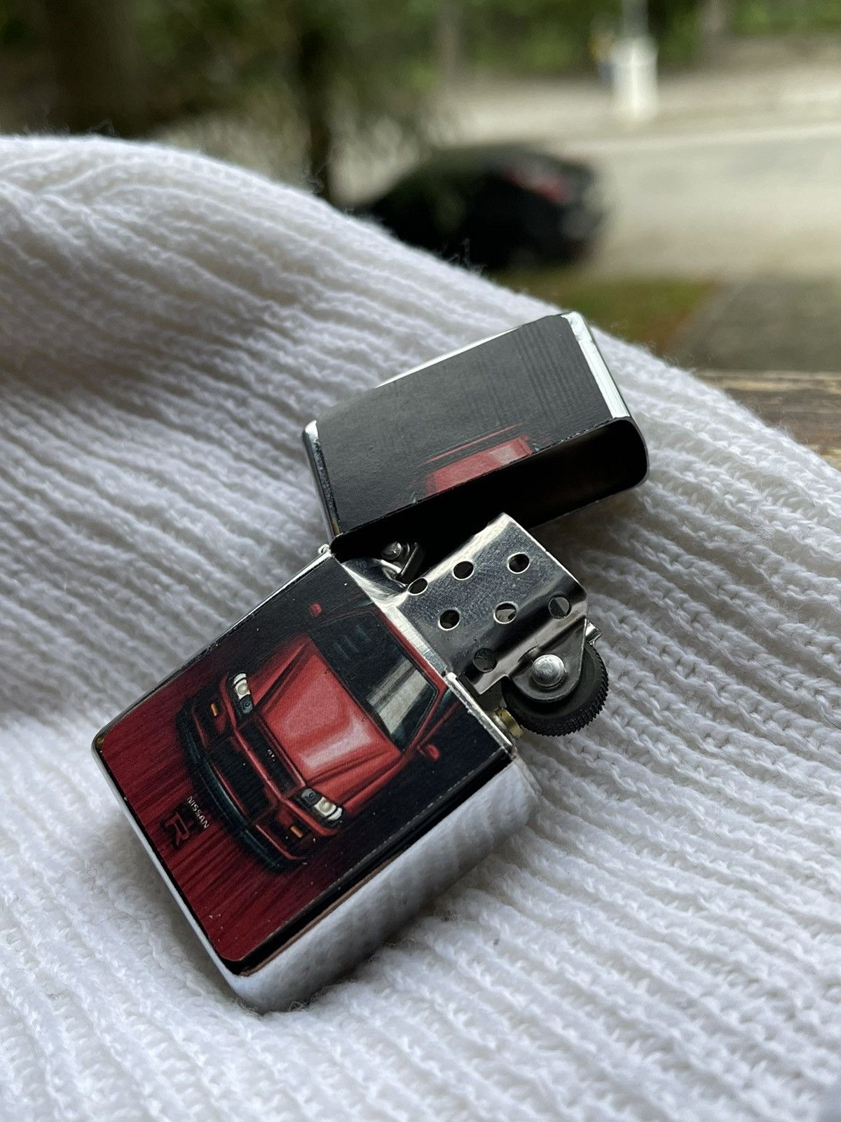 Vintage Vintage Nissan R red racing car 00s WORK cigarette lighter Size ONE SIZE - 4 Thumbnail
