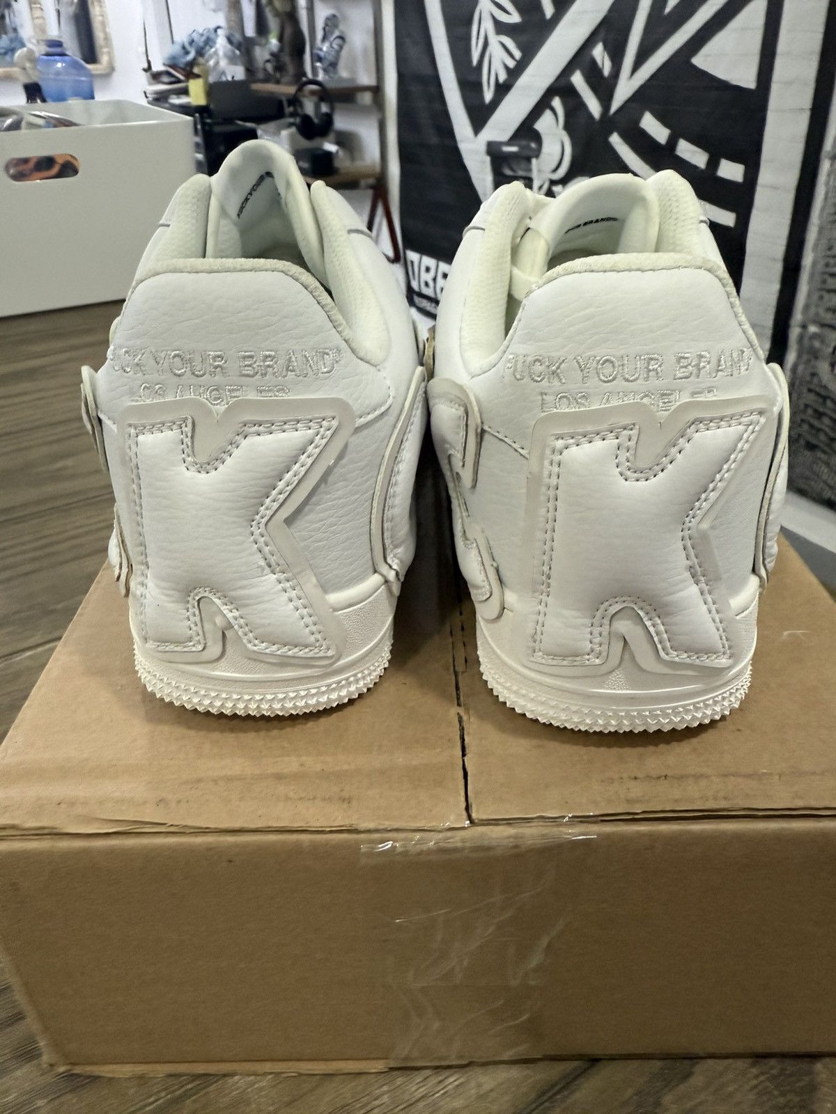 Designer 🖕🏻 FYB Fuck Your Brand FUCK OFF Custom AF1 CPFM Low Size 12 🖕🏻 Size US 12 / EU 45 - 8 Thumbnail