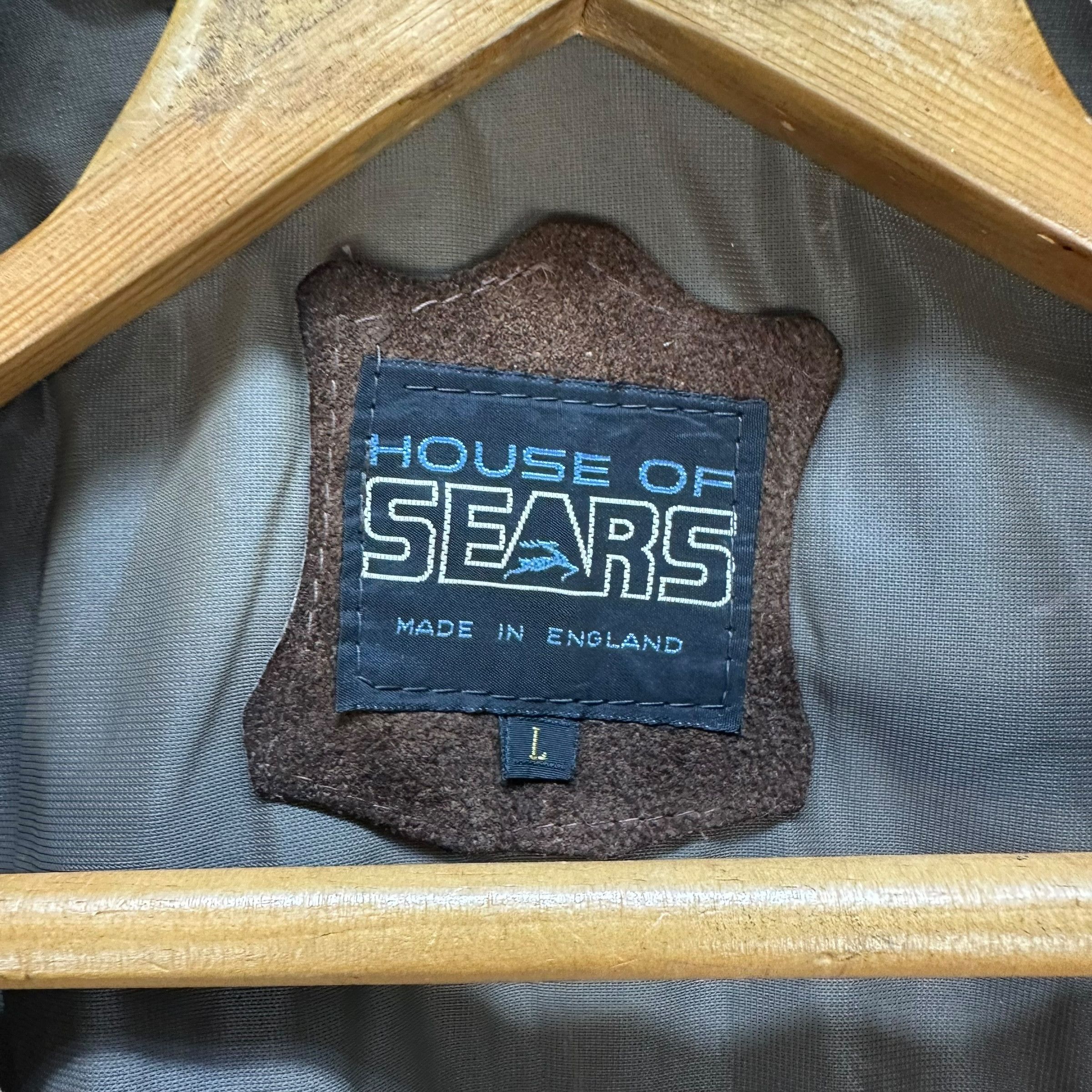 Sears HOUSE OF SEARS Suede Leather Jacket #A47-1089 Size US L / EU 52-54 / 3 - 7 Thumbnail