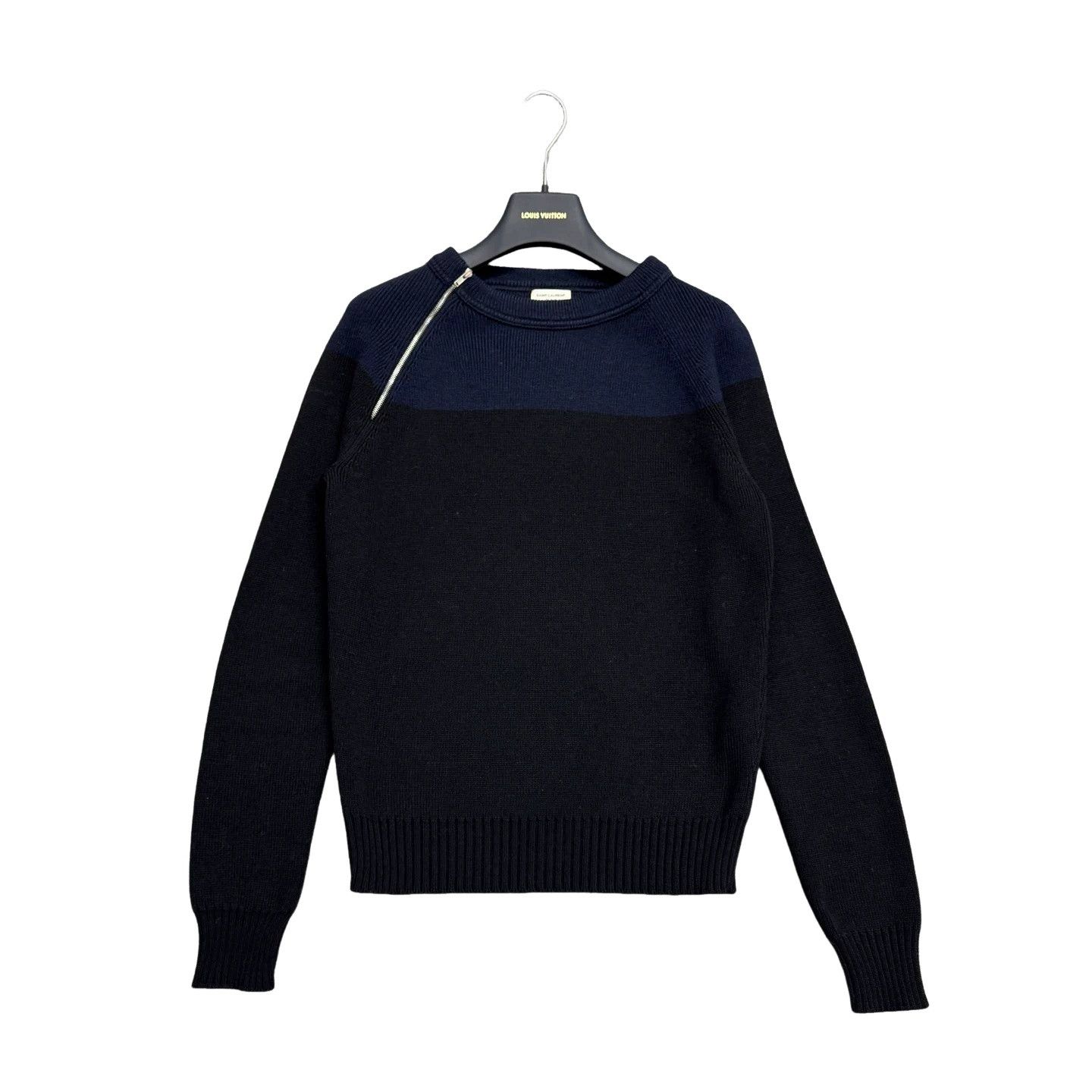 Saint Laurent Paris Saint Laurent Colorblock Zip Sweater Size S Size US S / EU 44-46 / 1 - 1 Thumbnail