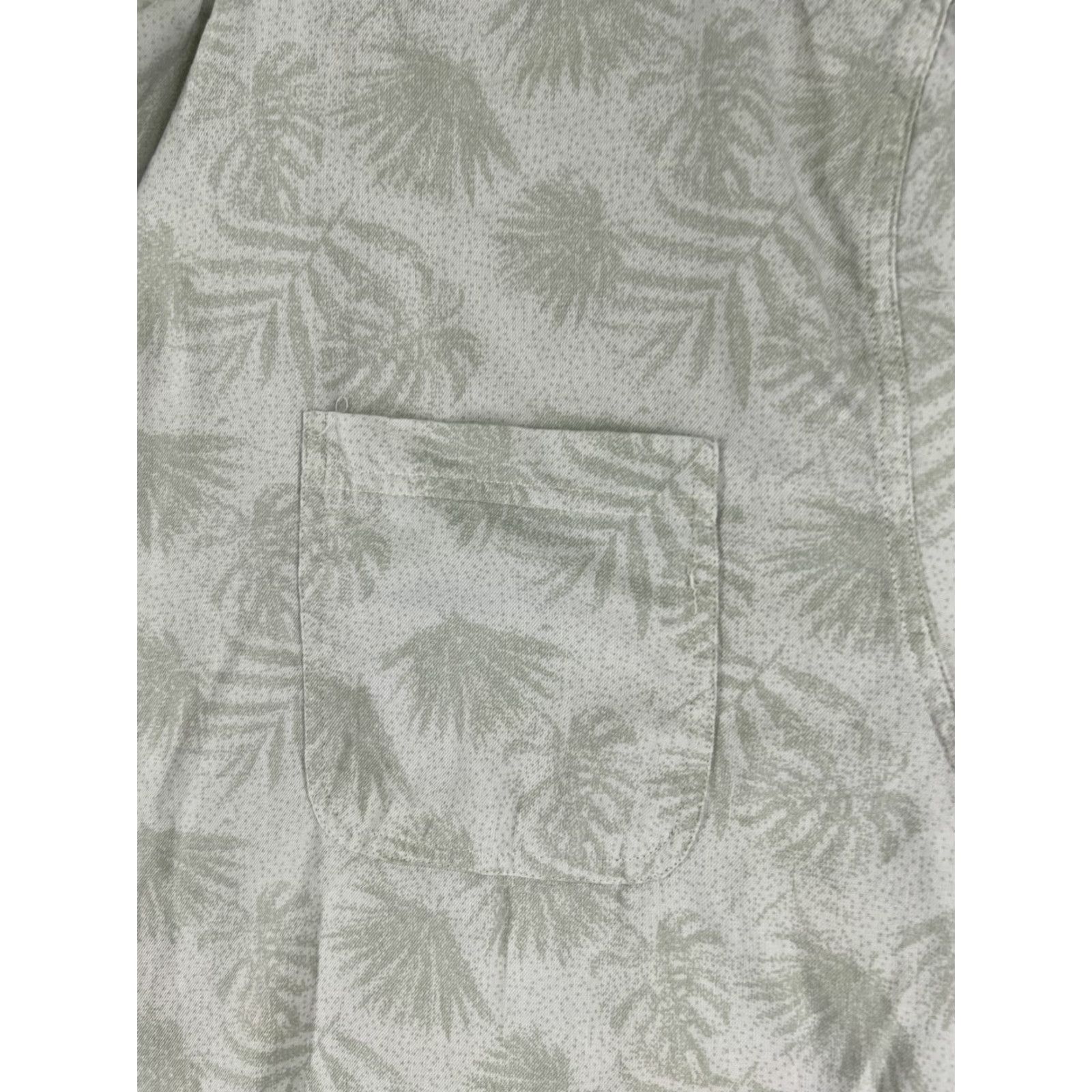 Nat Nast Nat Nast Shirt Nat Nast Luxury Originals Button-Up Adult Large Green Palm Leaf Silk Blend Casual Shirt Size US L / EU 52-54 / 3 - 6 Thumbnail