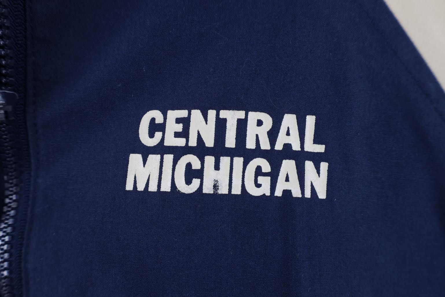 Vintage Vintage 80s Michigan University Pullover Anorak Jacket Blue Size US S / EU 44-46 / 1 - 4 Thumbnail