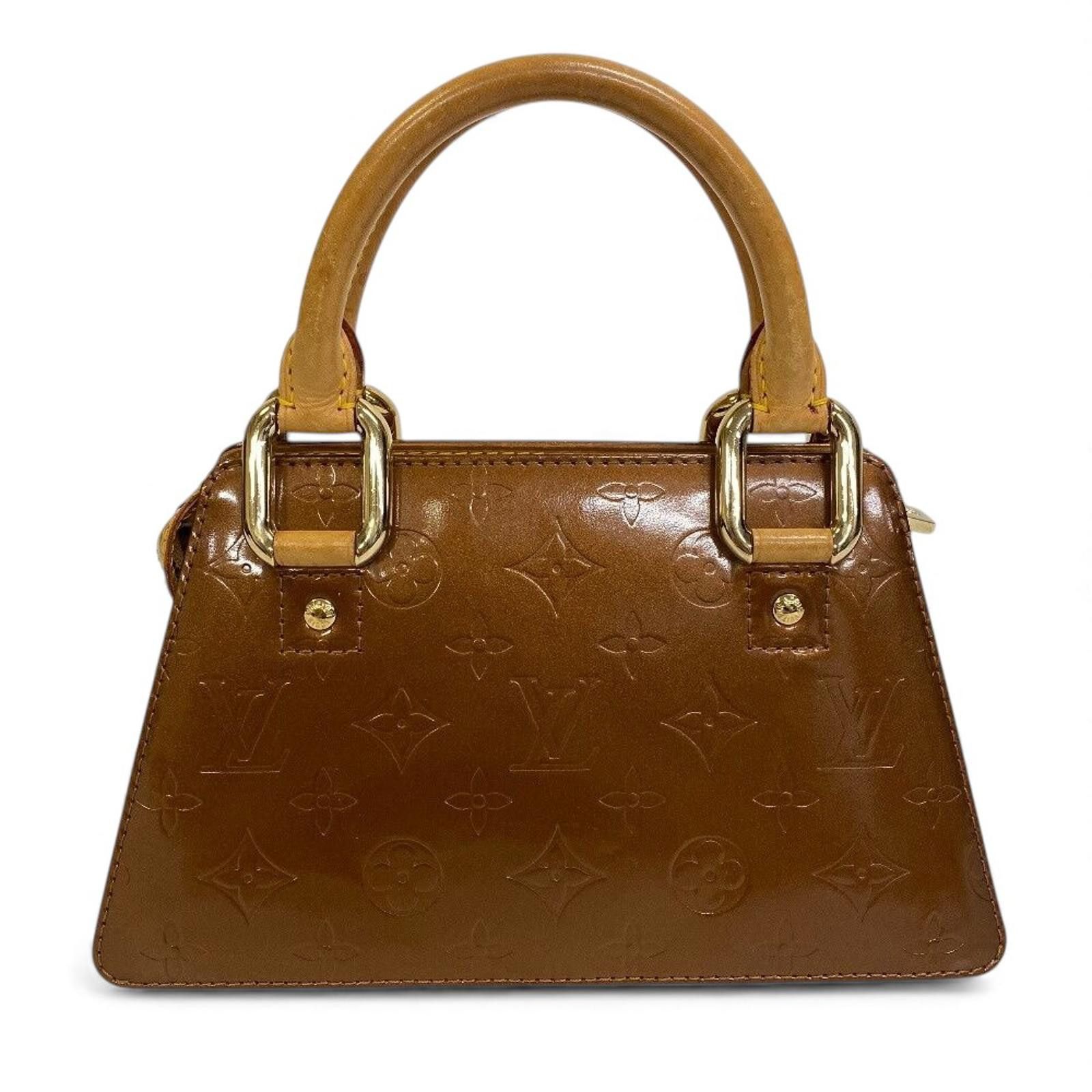 Louis Vuitton Louis Vuitton - Vernis Leather Satchel Bag Brown Size ONE SIZE - 5 Thumbnail