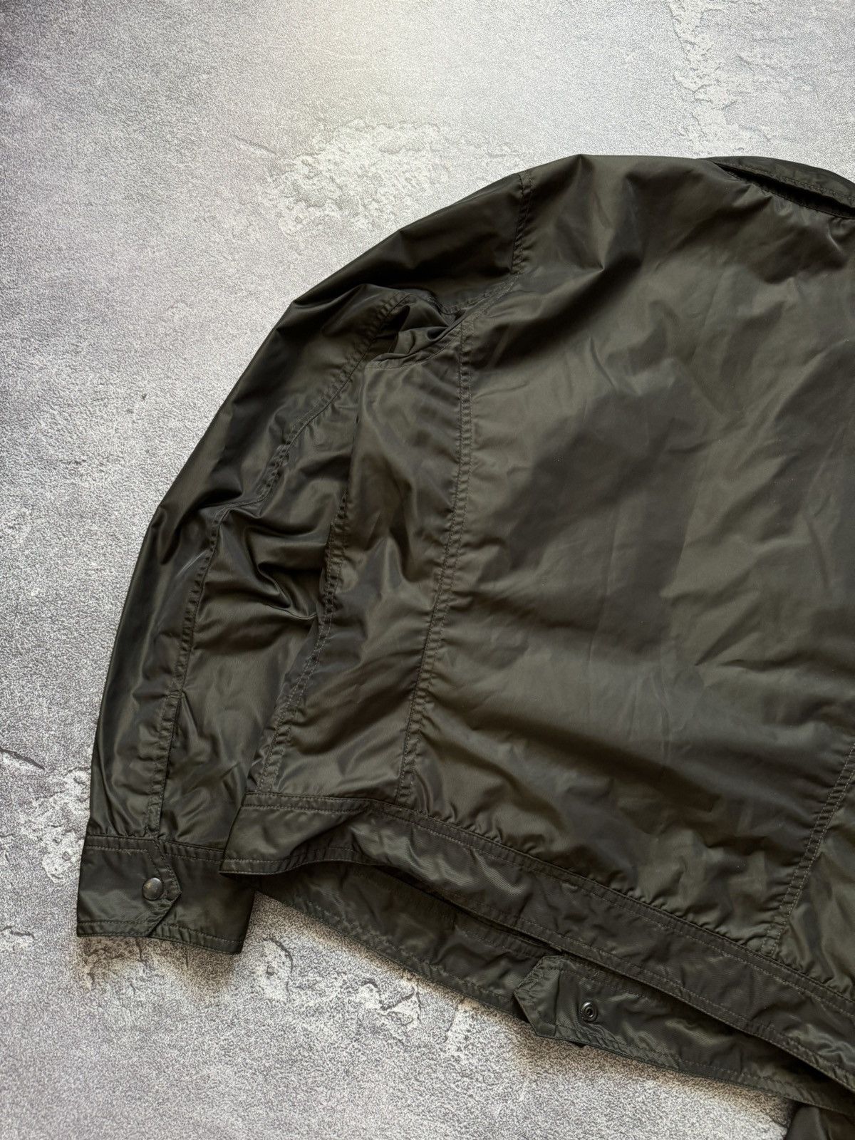 Diesel Diesel M zip bomber jacket green nylon long sleeve Size US M / EU 48-50 / 2 - 17 Thumbnail