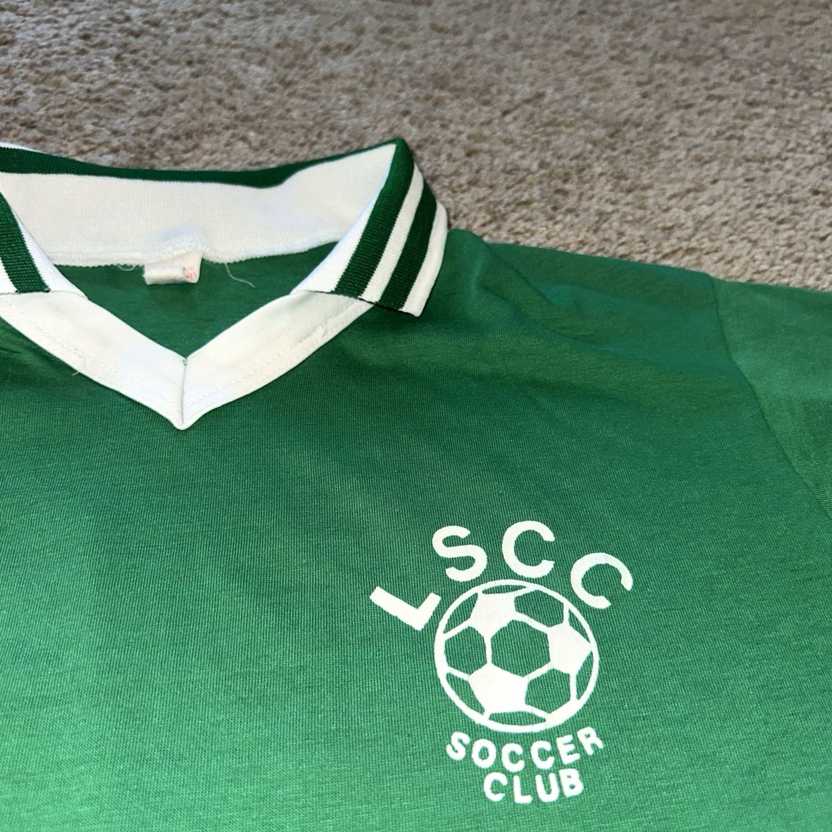 Vintage VINTAGE Unbranded Soccer Jersey Polo Shirt Mens S Green 80s Collared Short Sleeve Lightweight All Seasons Size US S / EU 44-46 / 1 - 5 Thumbnail